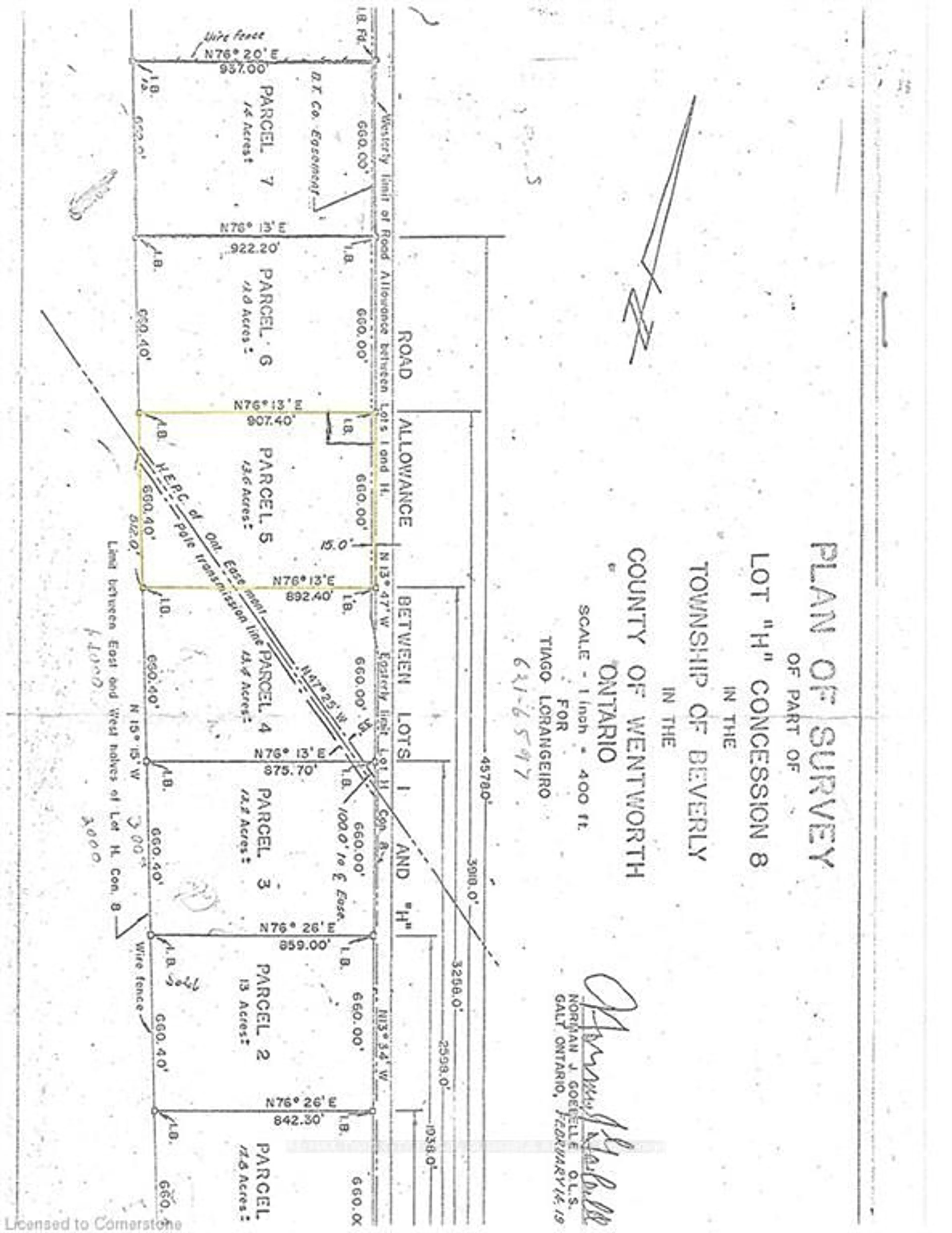 Picture of a map for PT LT H Shellard Rd, Cambridge Ontario N1R 5S7