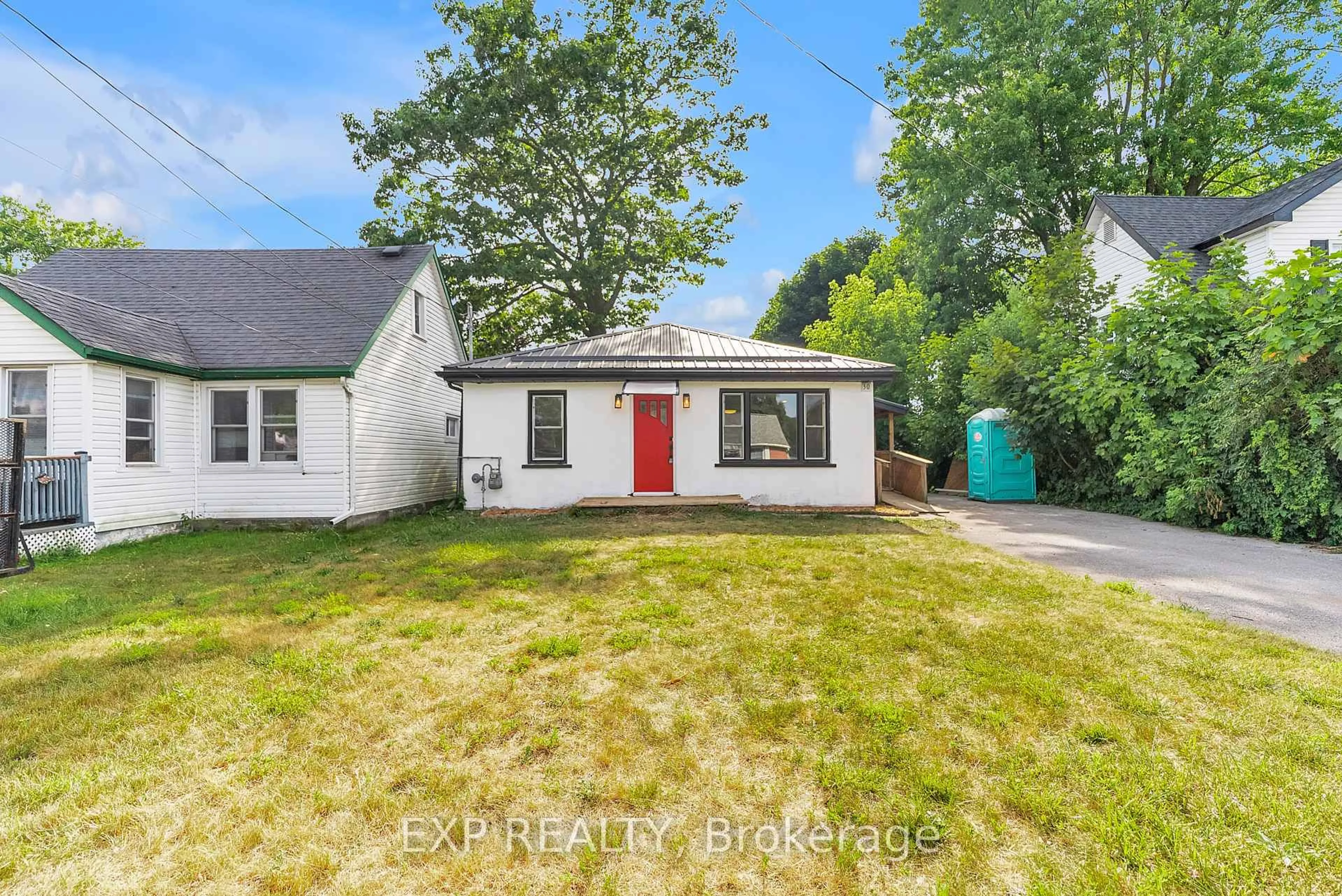 A pic from outside/outdoor area/front of a property/back of a property/a pic from drone, street for 30 Leonard Ave, Quinte West Ontario K8V 2R4