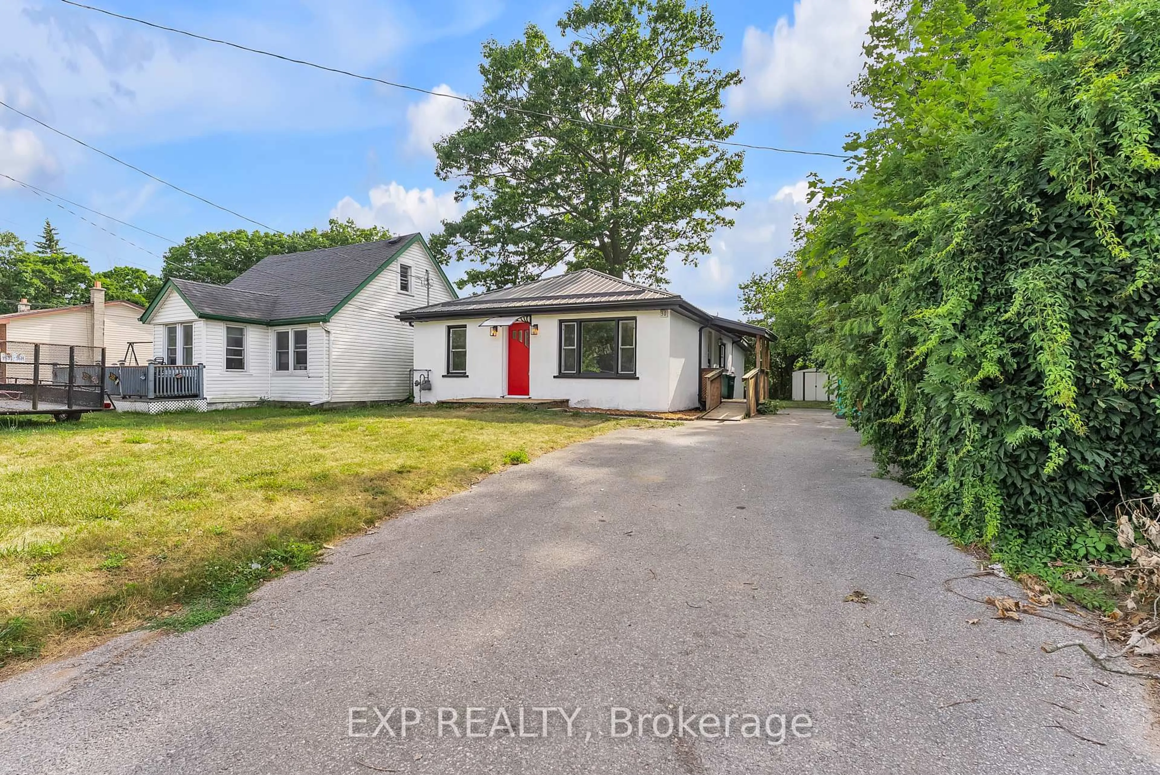 A pic from outside/outdoor area/front of a property/back of a property/a pic from drone, street for 30 Leonard Ave, Quinte West Ontario K8V 2R4