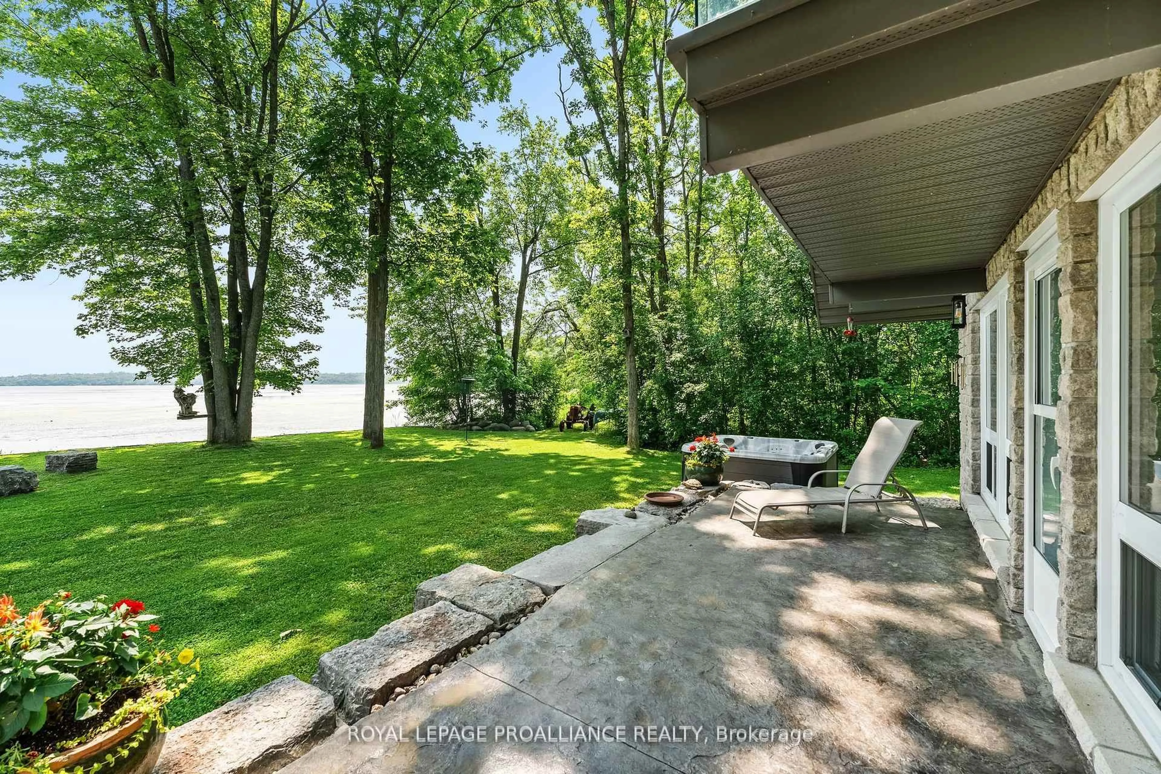 Patio, water/lake/river/ocean view for 52C Lodge Rd, Trent Hills Ontario K0L 1L0