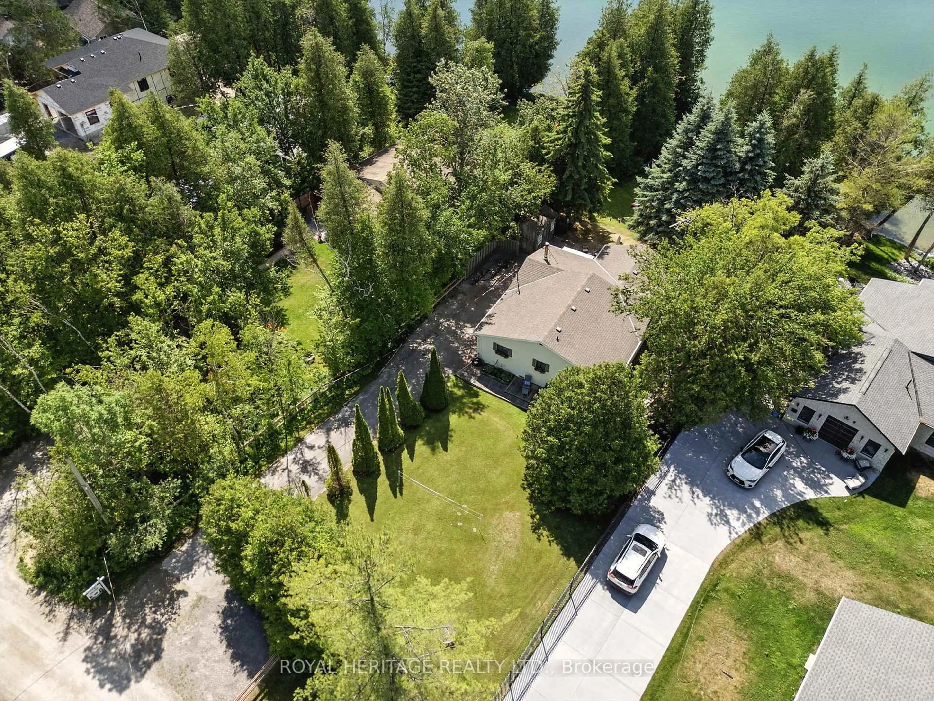 A pic from outside/outdoor area/front of a property/back of a property/a pic from drone, forest/trees view for 42 Reddick Rd, Cramahe Ontario K0K 1S0