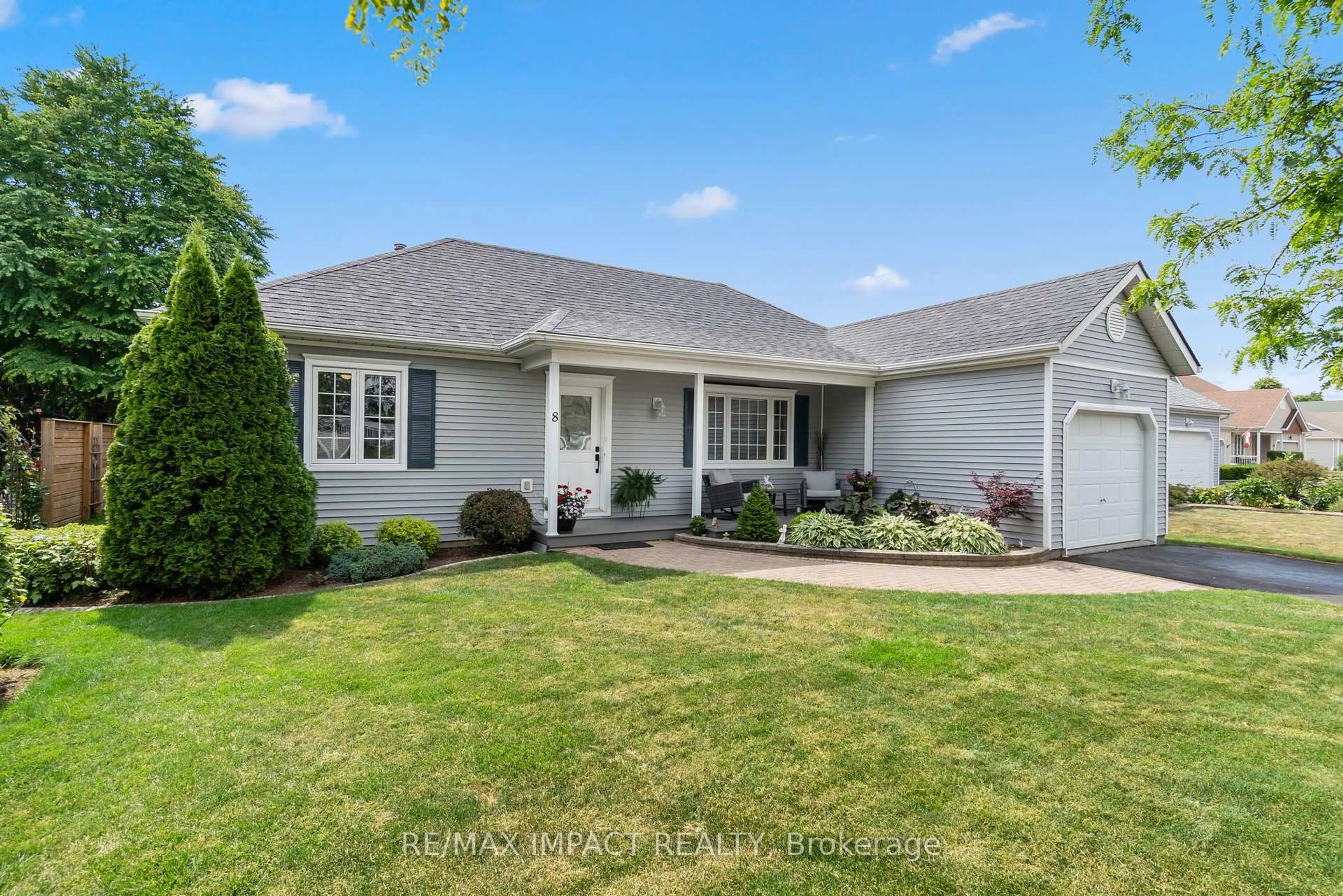 Home with vinyl exterior material, street for 8 Lockwood Dr, Brighton Ontario K0K 1H0