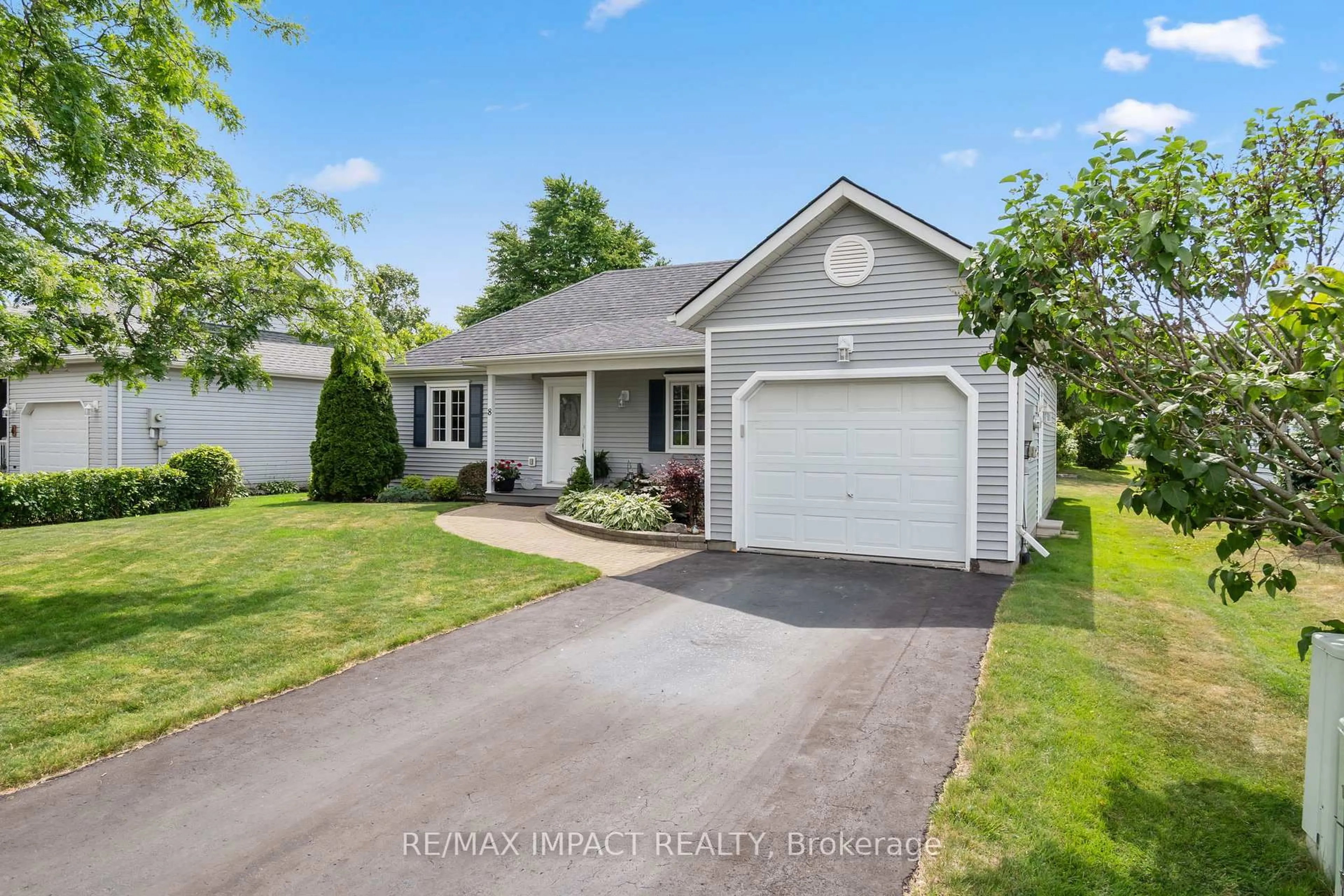 Home with vinyl exterior material, street for 8 Lockwood Dr, Brighton Ontario K0K 1H0