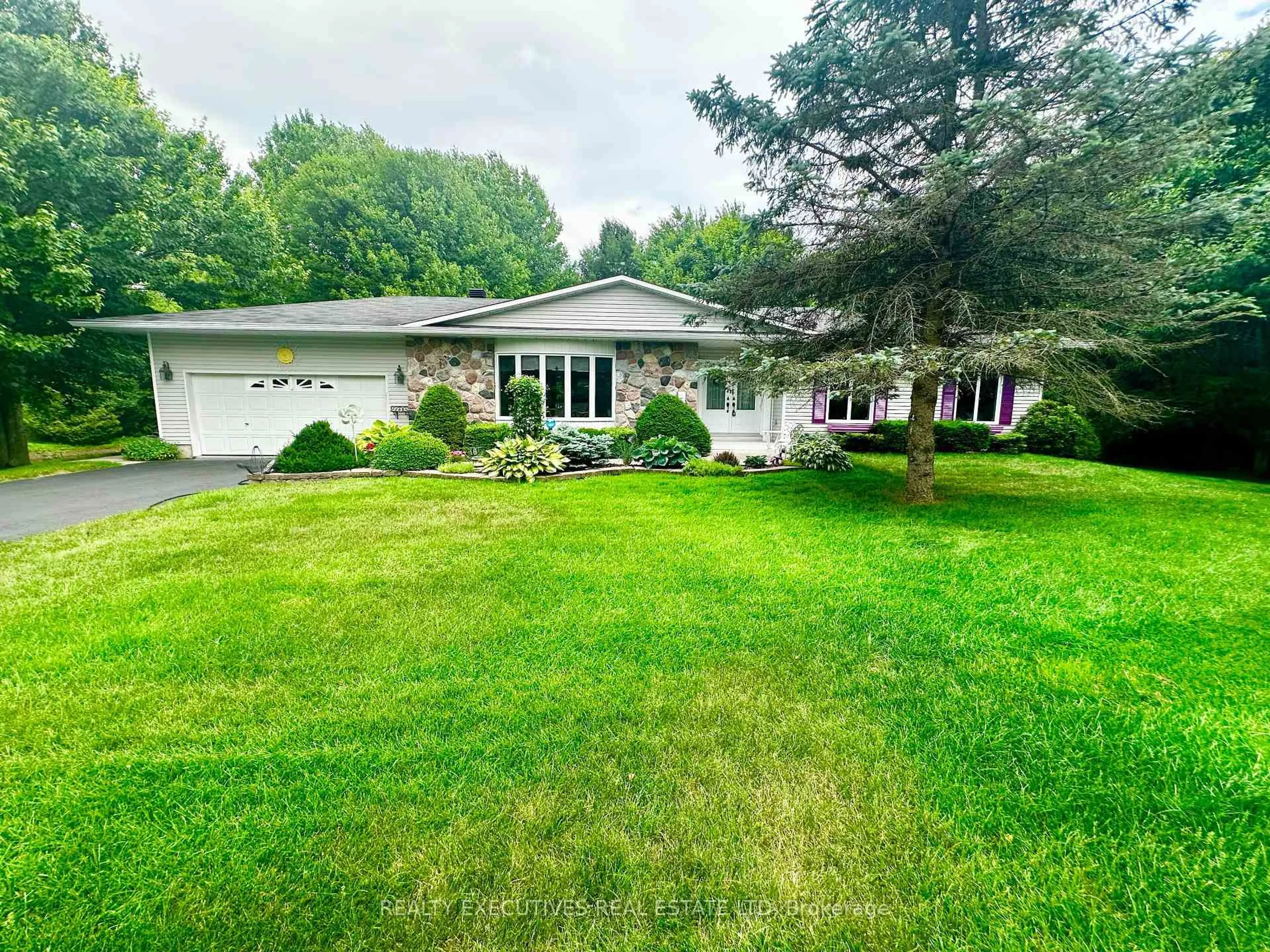 A pic from outside/outdoor area/front of a property/back of a property/a pic from drone, water/lake/river/ocean view for 3306 Carman Rd, South Dundas Ontario K0E 1W0