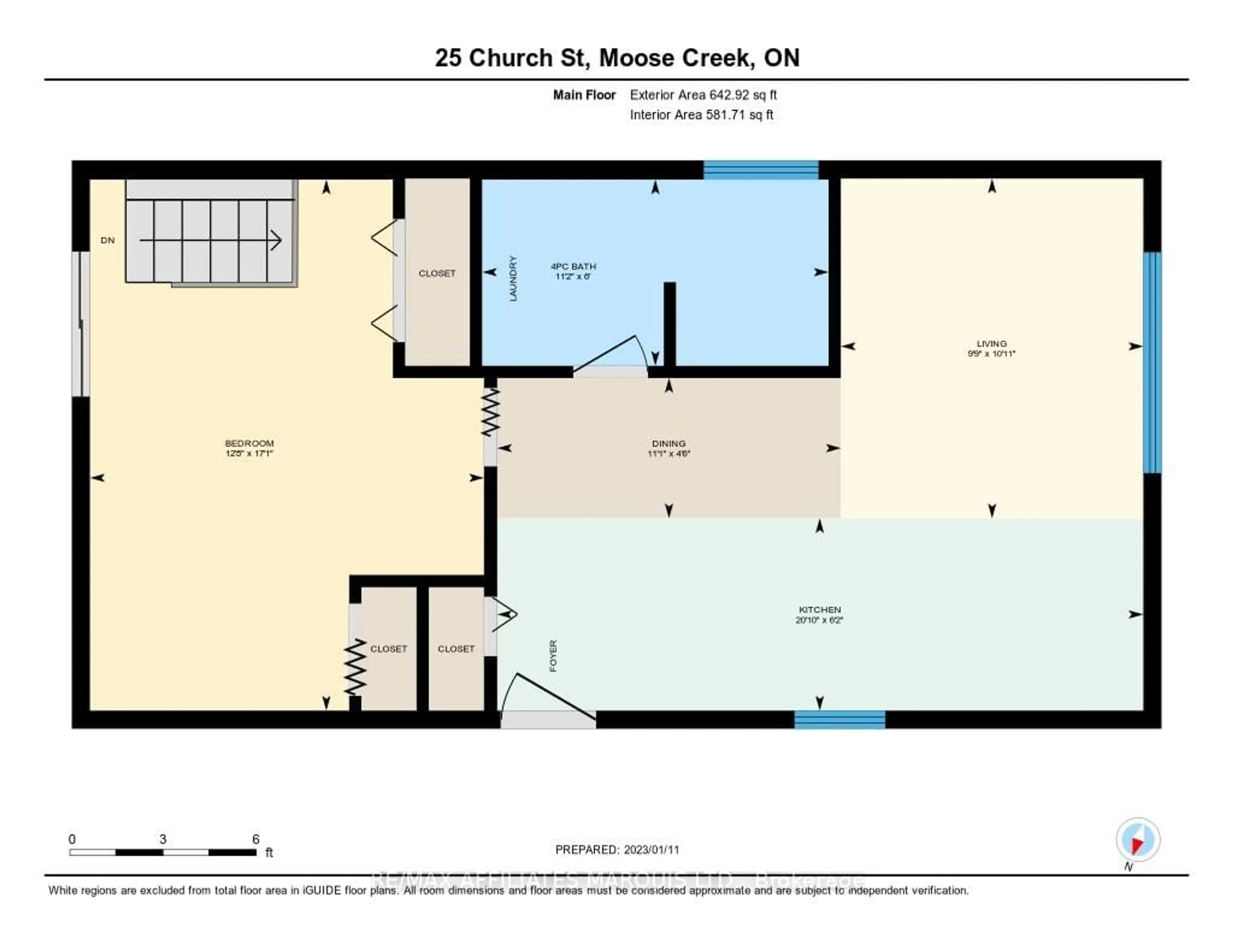 Floor plan for 25 Church St, North Stormont Ontario K0C 1W0