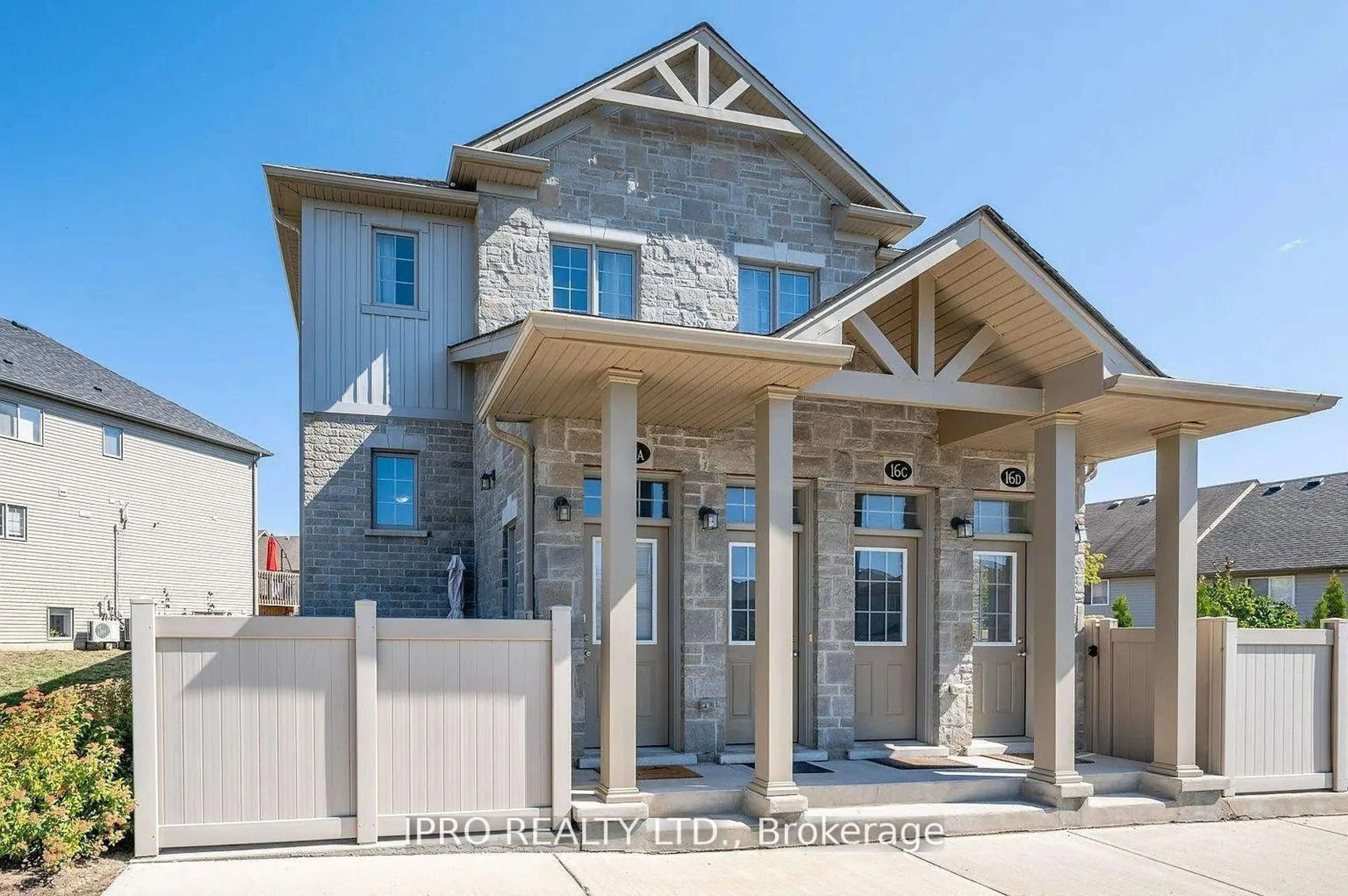 Home with brick exterior material, street for 388 Old Huron Rd #16B, Kitchener Ontario N2R 0J5