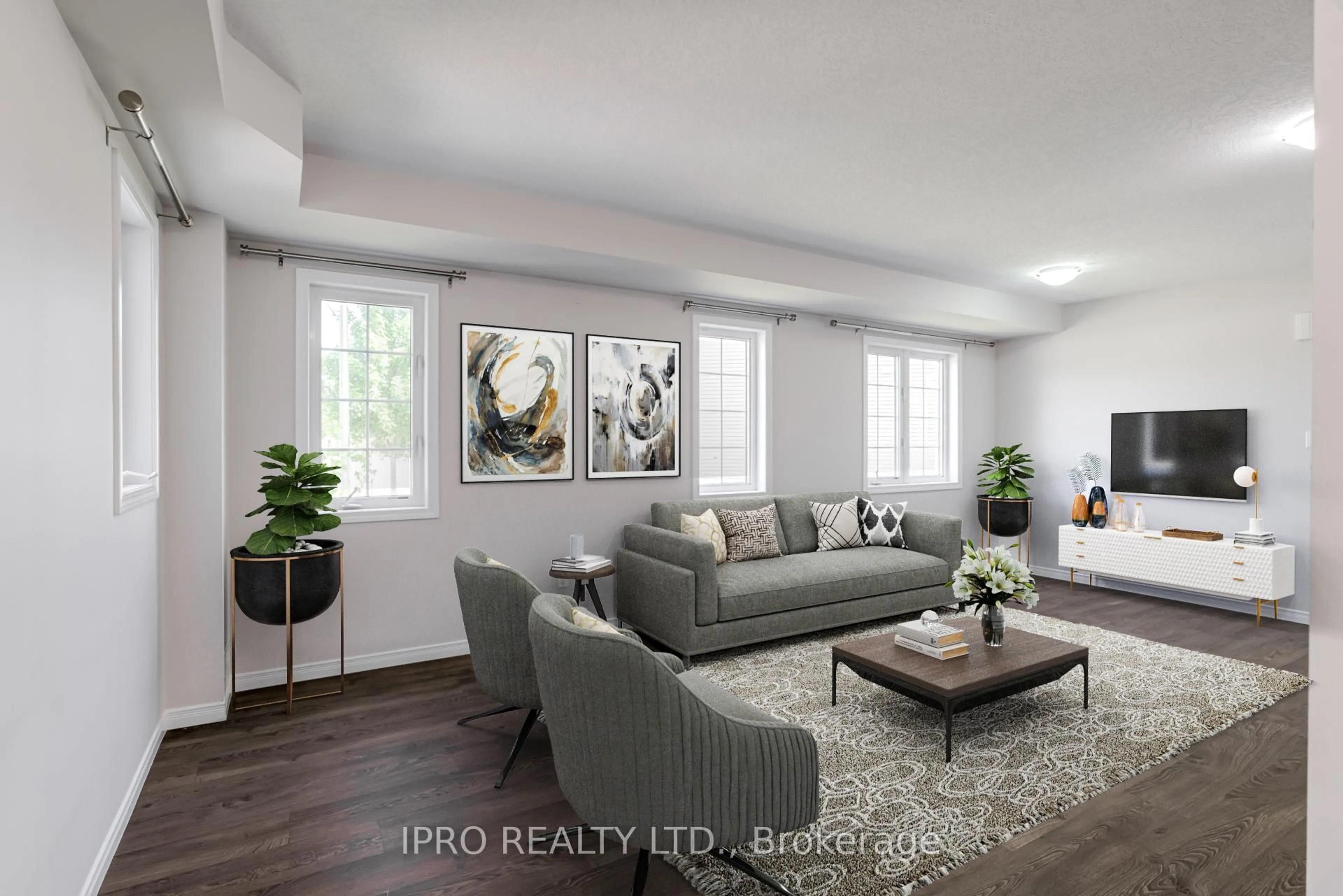 Living room with furniture, unknown for 388 Old Huron Rd #16B, Kitchener Ontario N2R 0J5
