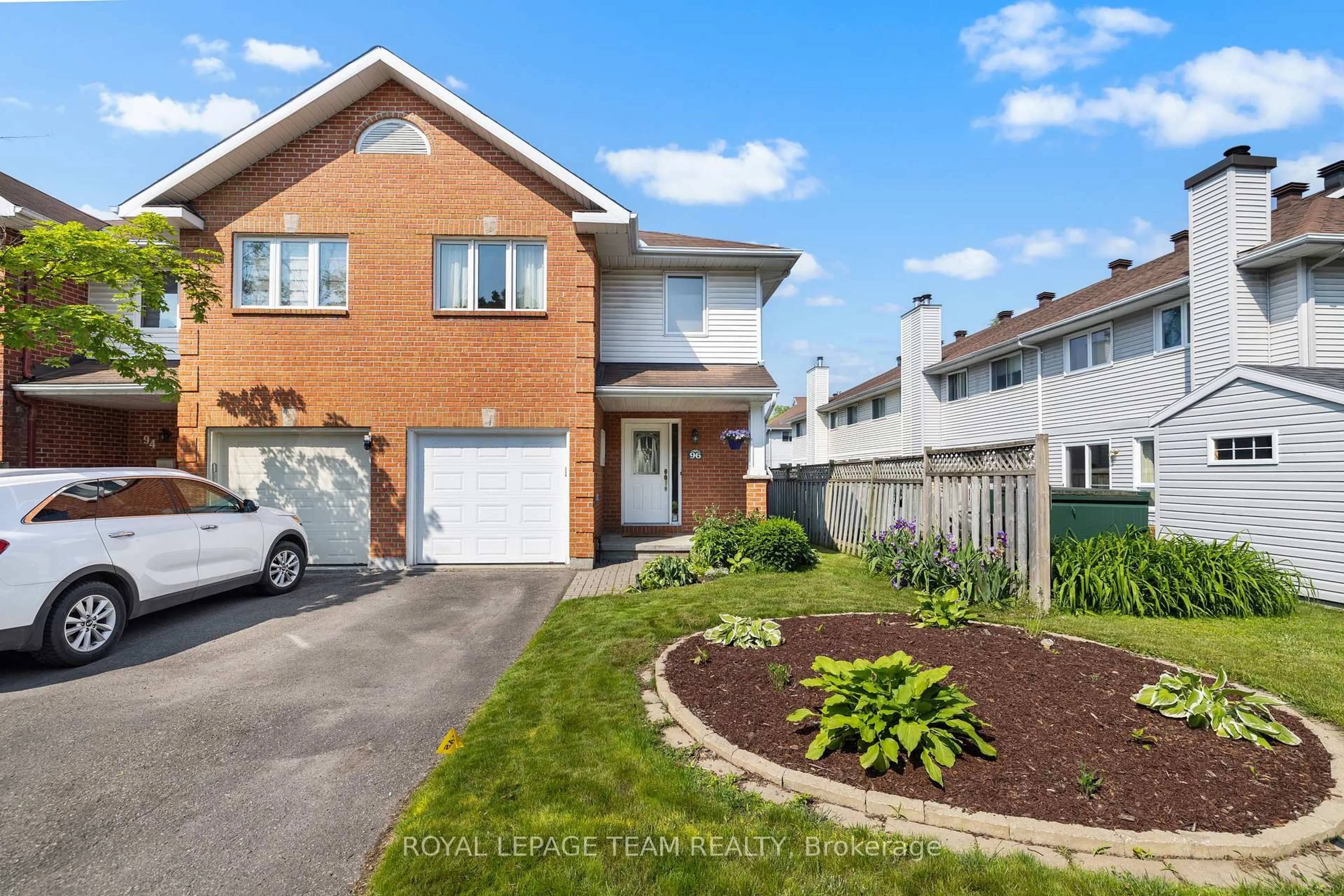 Home with brick exterior material, street for 96 Royal Oak Crt, Ottawa Ontario K1T 3P1