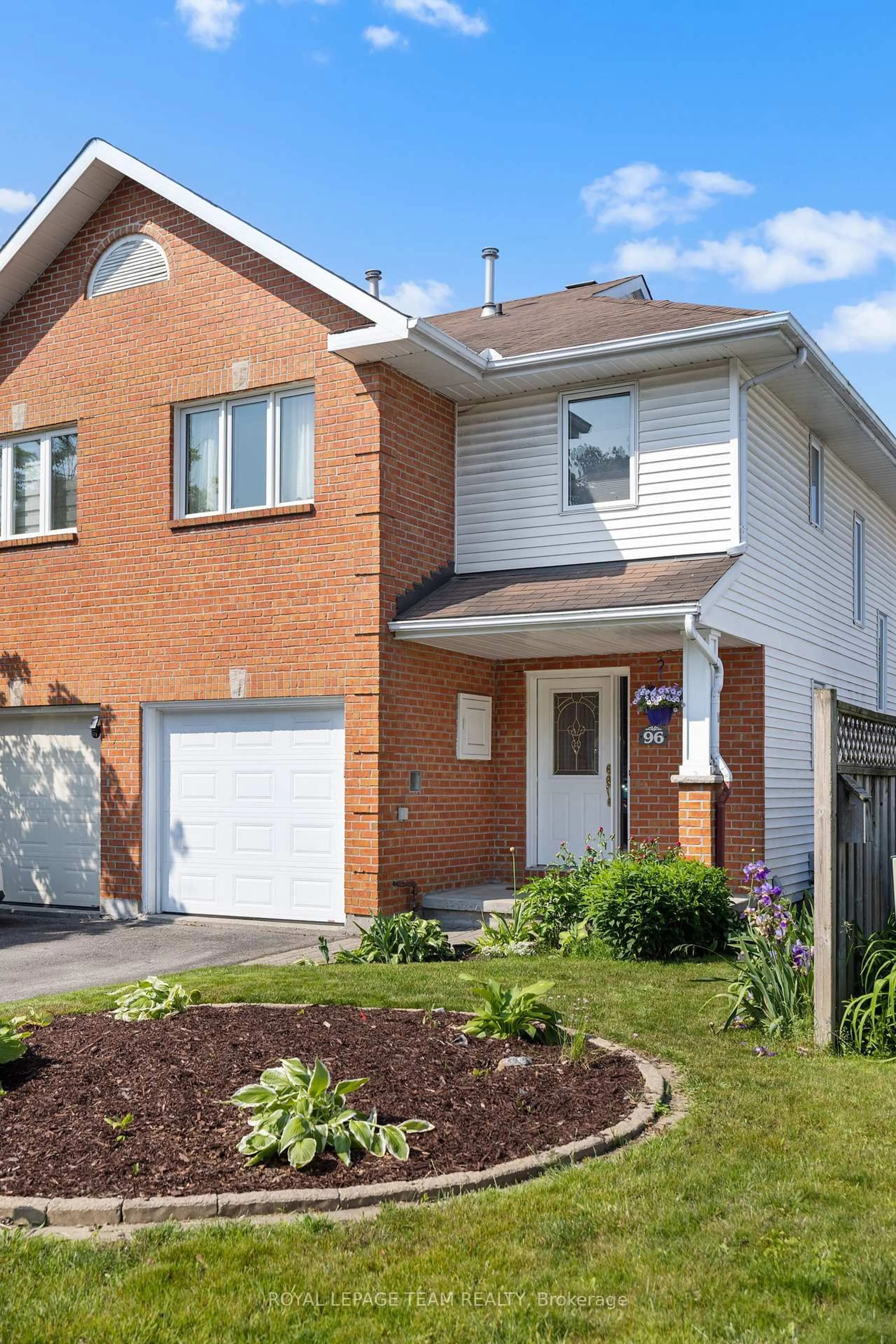 Home with brick exterior material, street for 96 Royal Oak Crt, Ottawa Ontario K1T 3P1