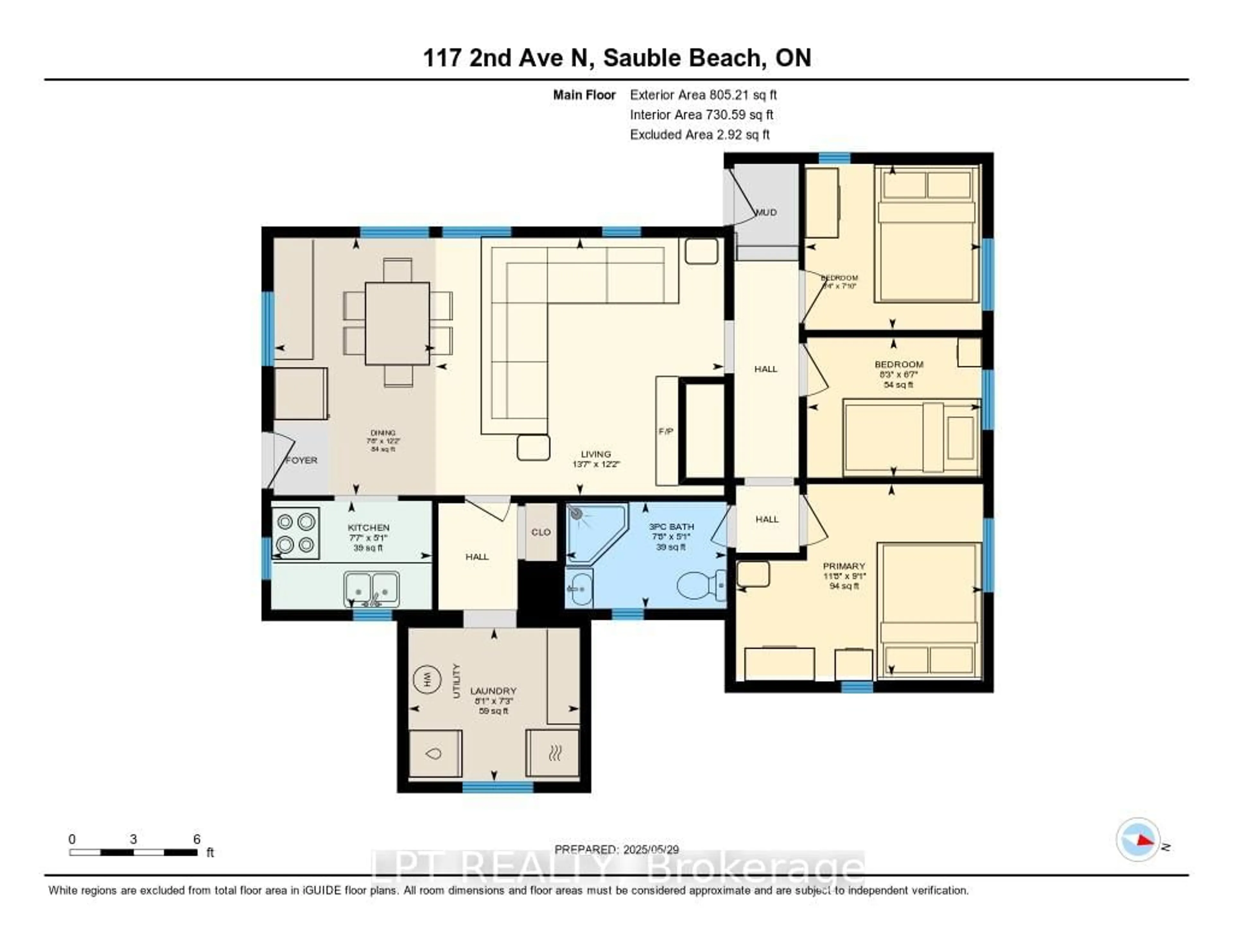 Floor plan for 117 Second Ave, South Bruce Peninsula Ontario N0H 2G0