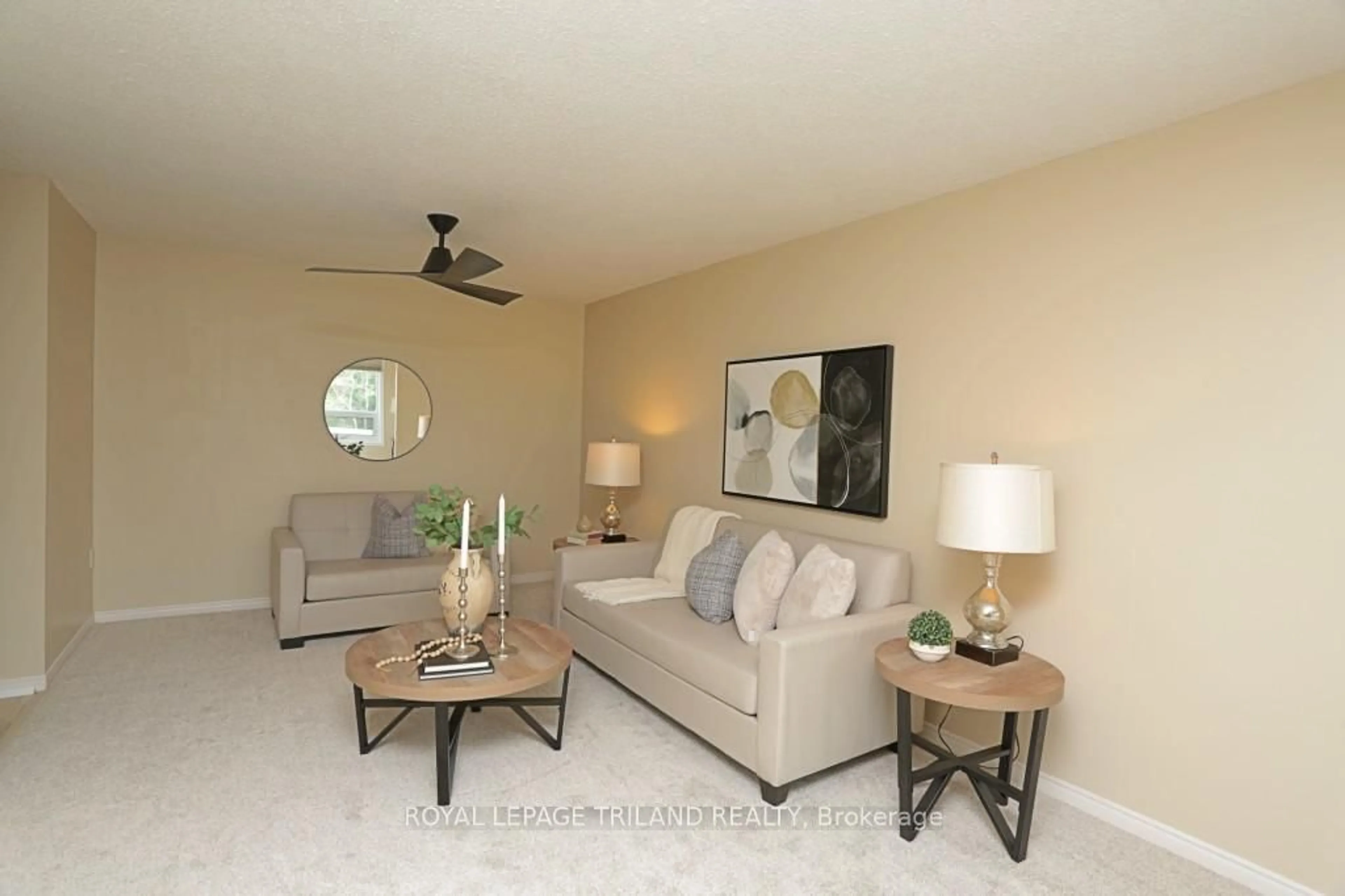Living room with furniture, unknown for 95 Baseline Rd #309, London South Ontario N6J 4X3