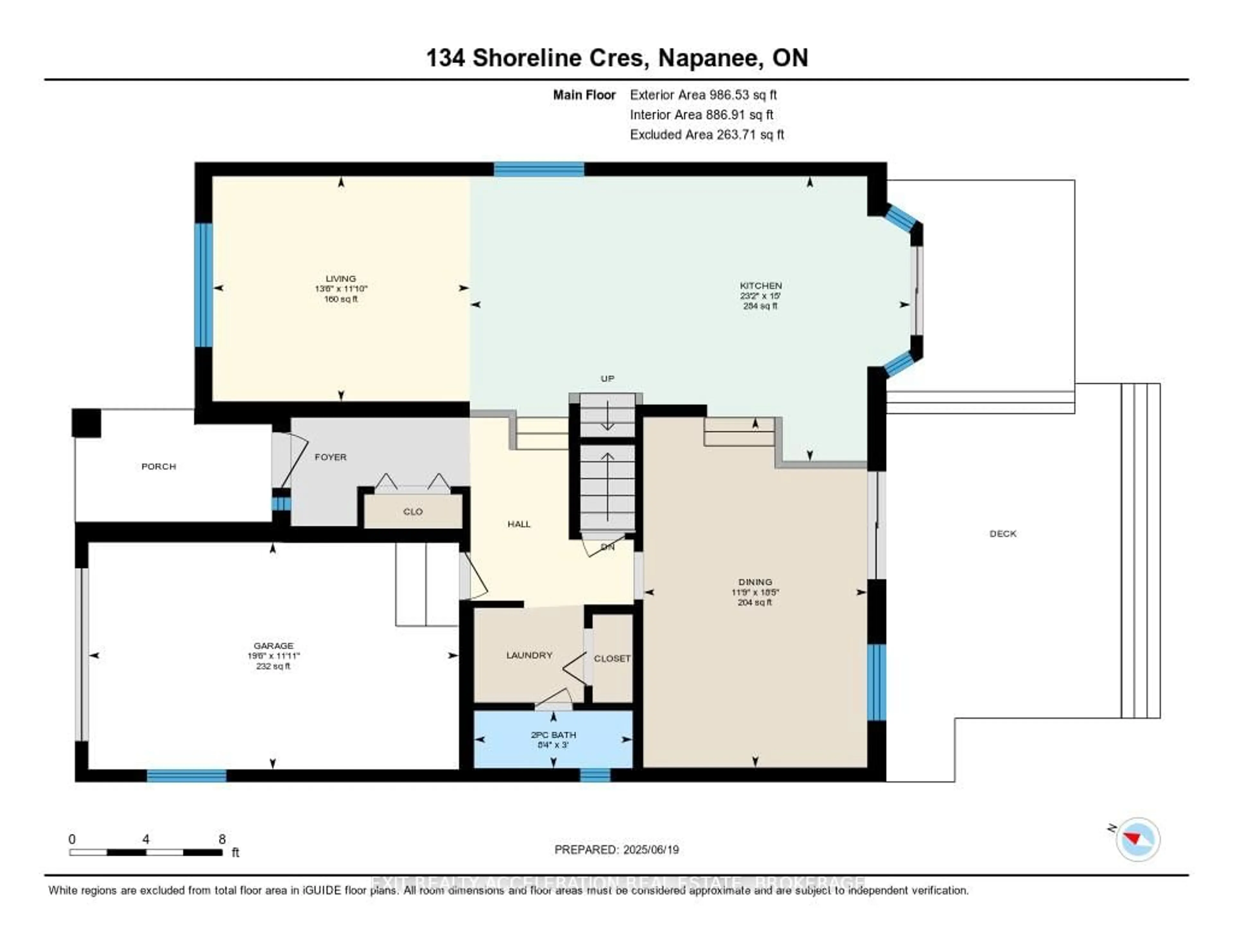 Floor plan for 134 Shoreline Cres, Greater Napanee Ontario K7R 3W2