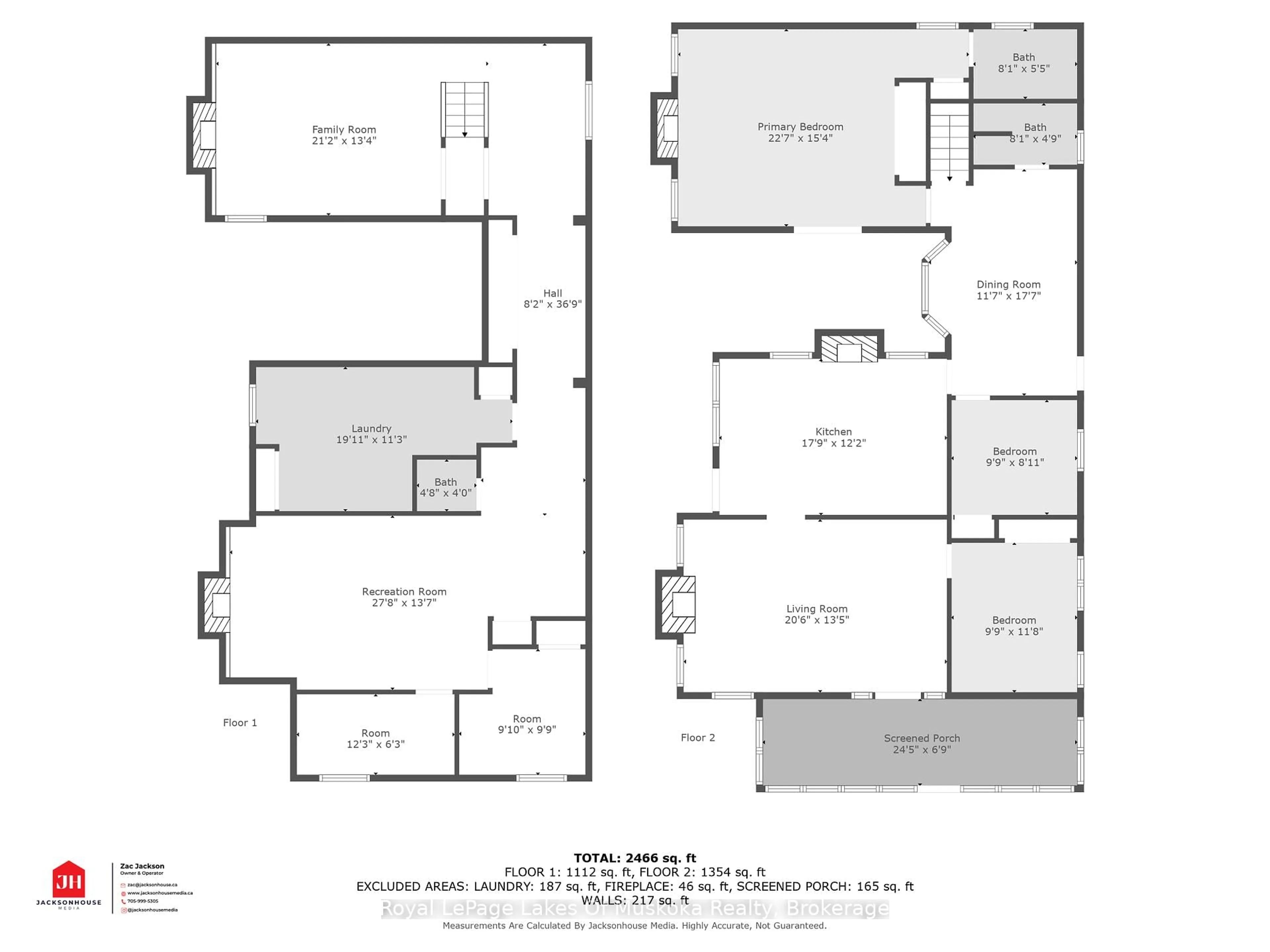 Floor plan for 23 First St, Kawartha Lakes Ontario K0M 1N0