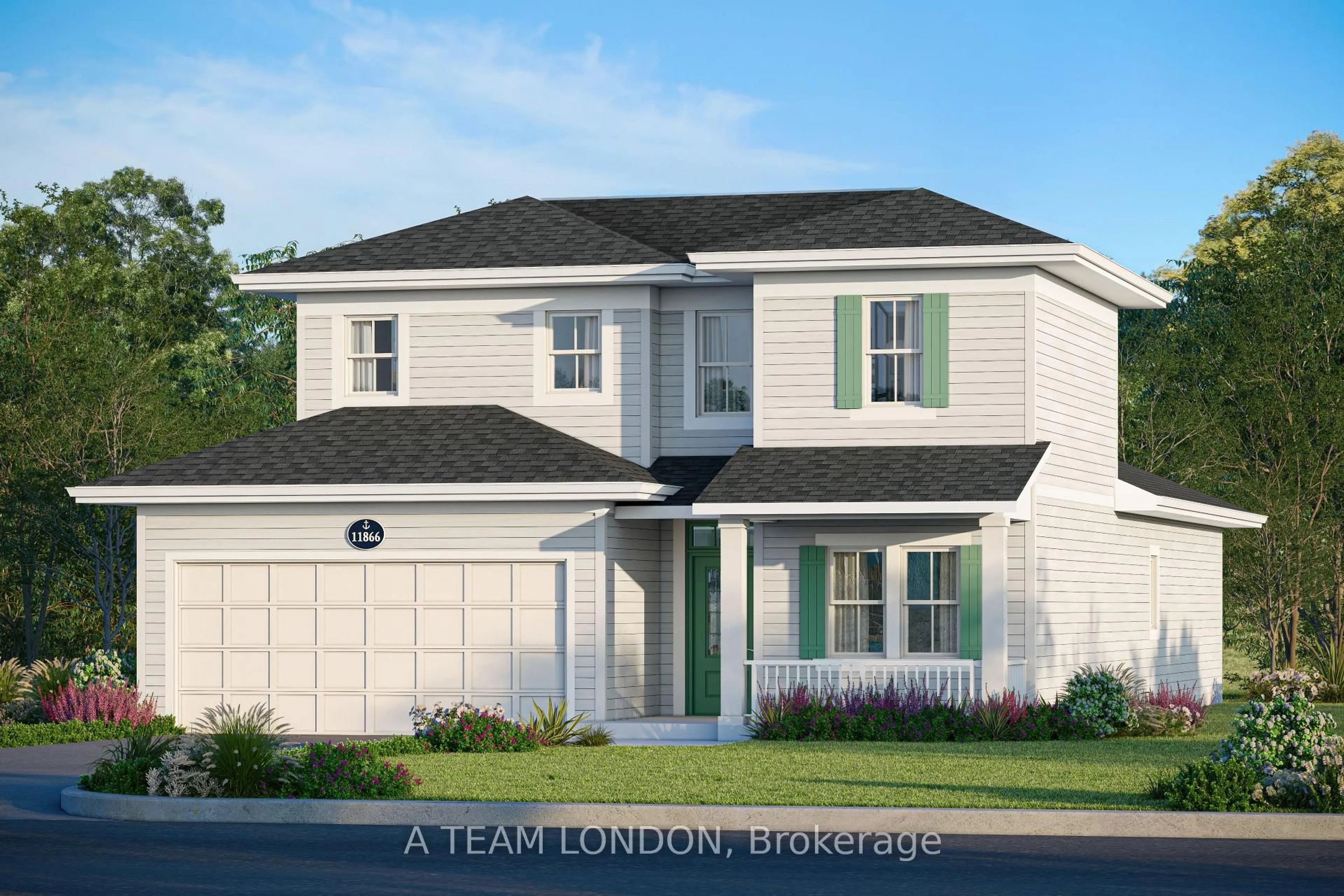 Home with vinyl exterior material, street for 18 Harbour Way, Central Elgin Ontario N5L 1C5