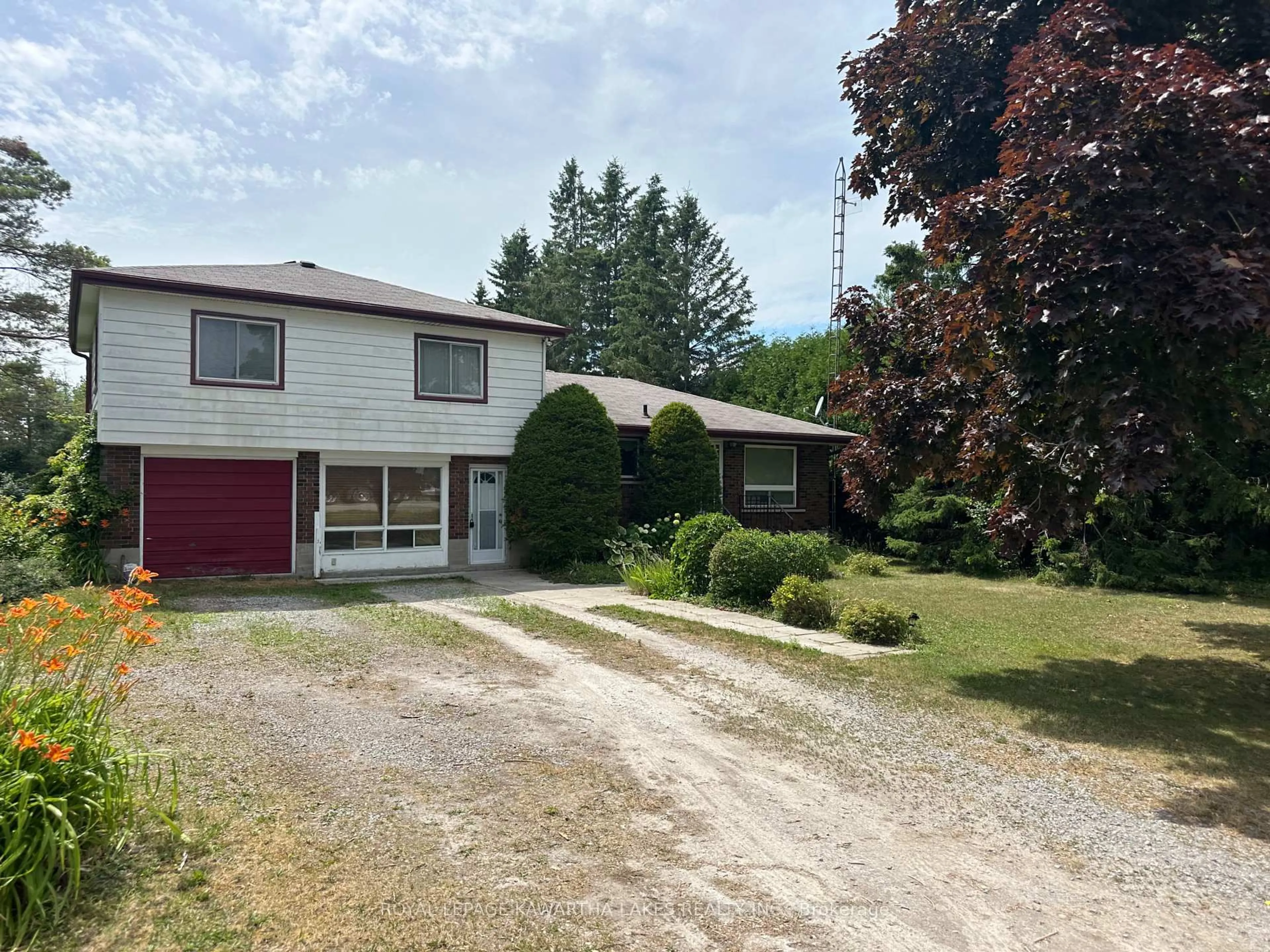A pic from outside/outdoor area/front of a property/back of a property/a pic from drone, street for 17290 Simcoe St, Kawartha Lakes Ontario K0M 2J0