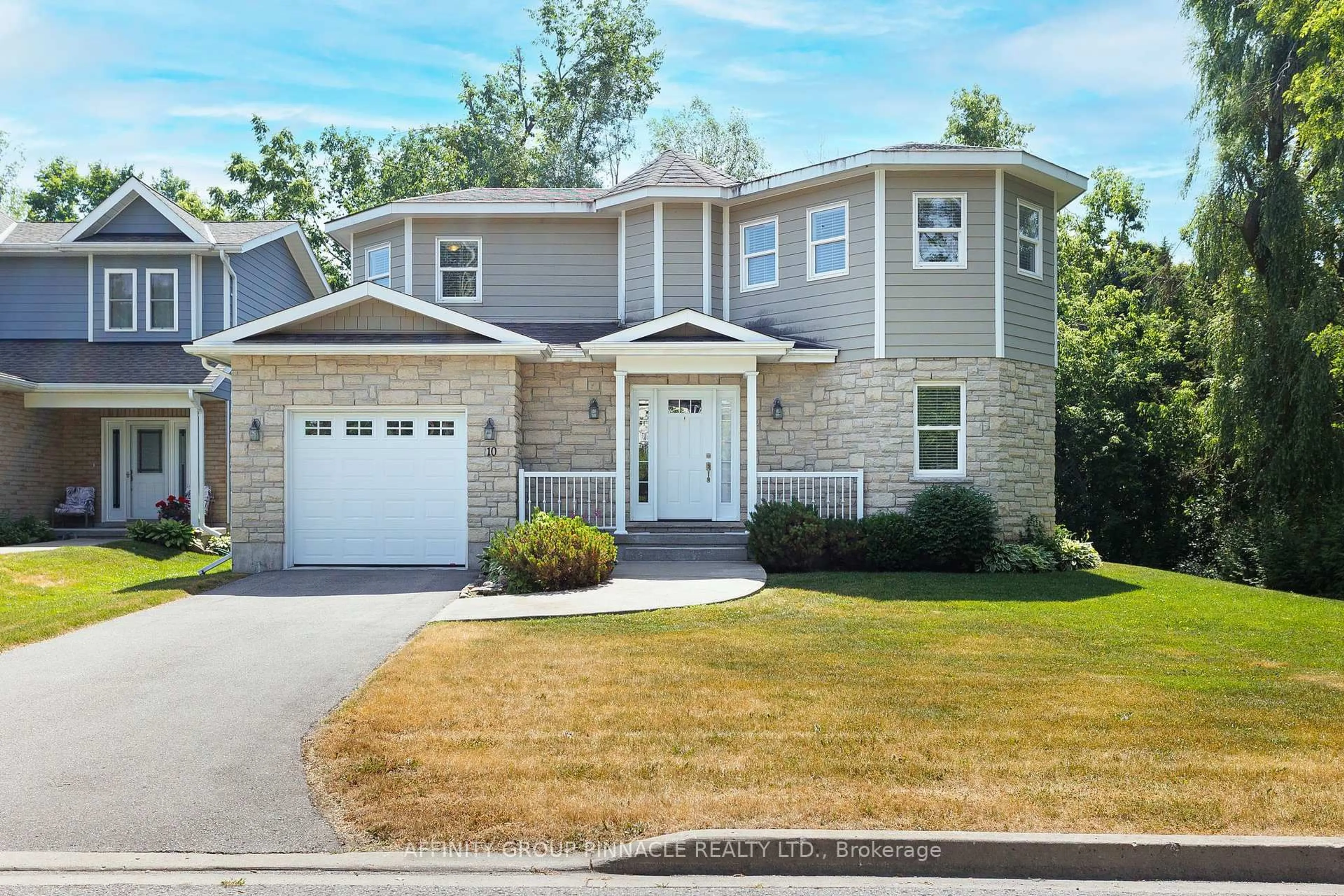 Home with vinyl exterior material, street for 10 Deane St, Kawartha Lakes Ontario K0M 1N0