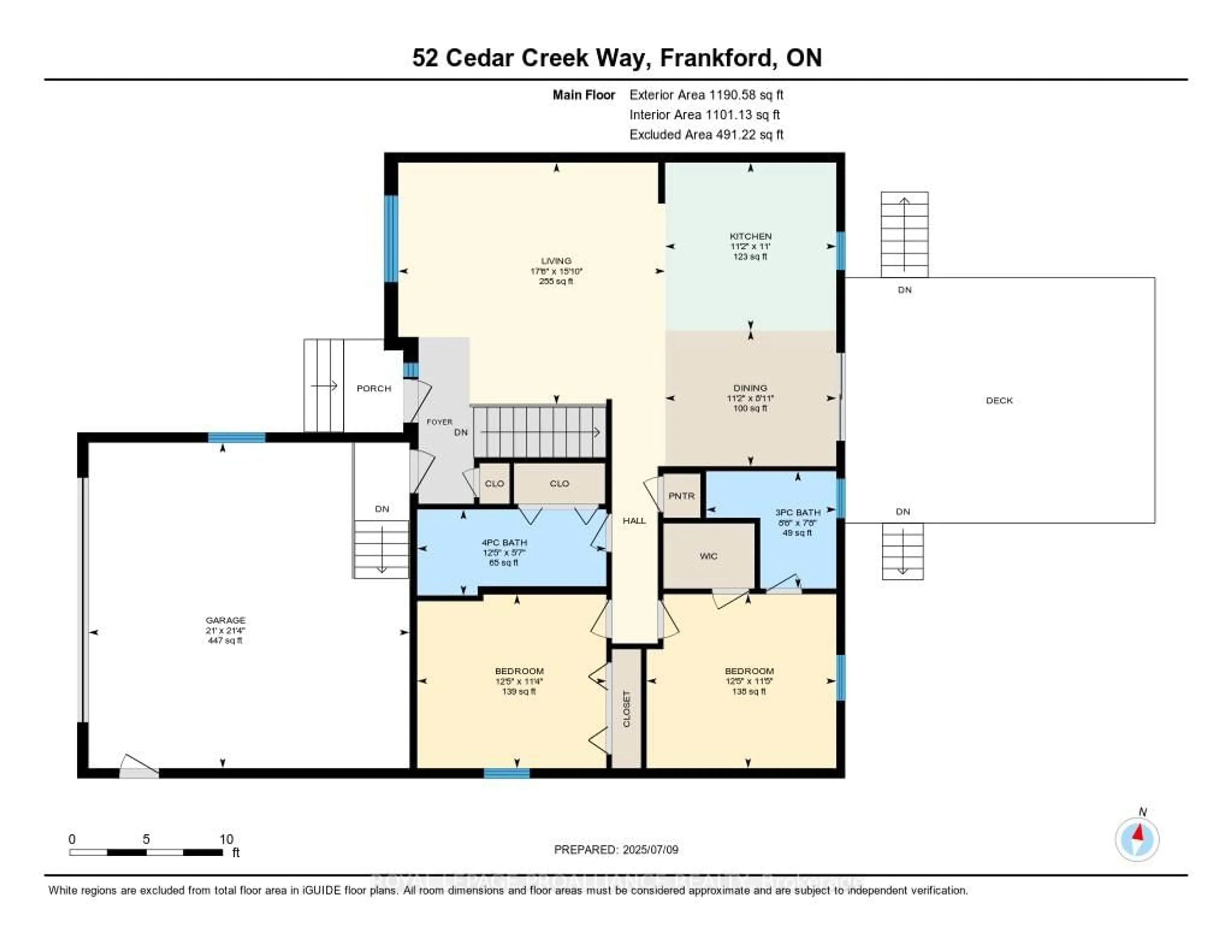 Floor plan for 52 Cedar Creek Way, Hastings Ontario K0K 2C0