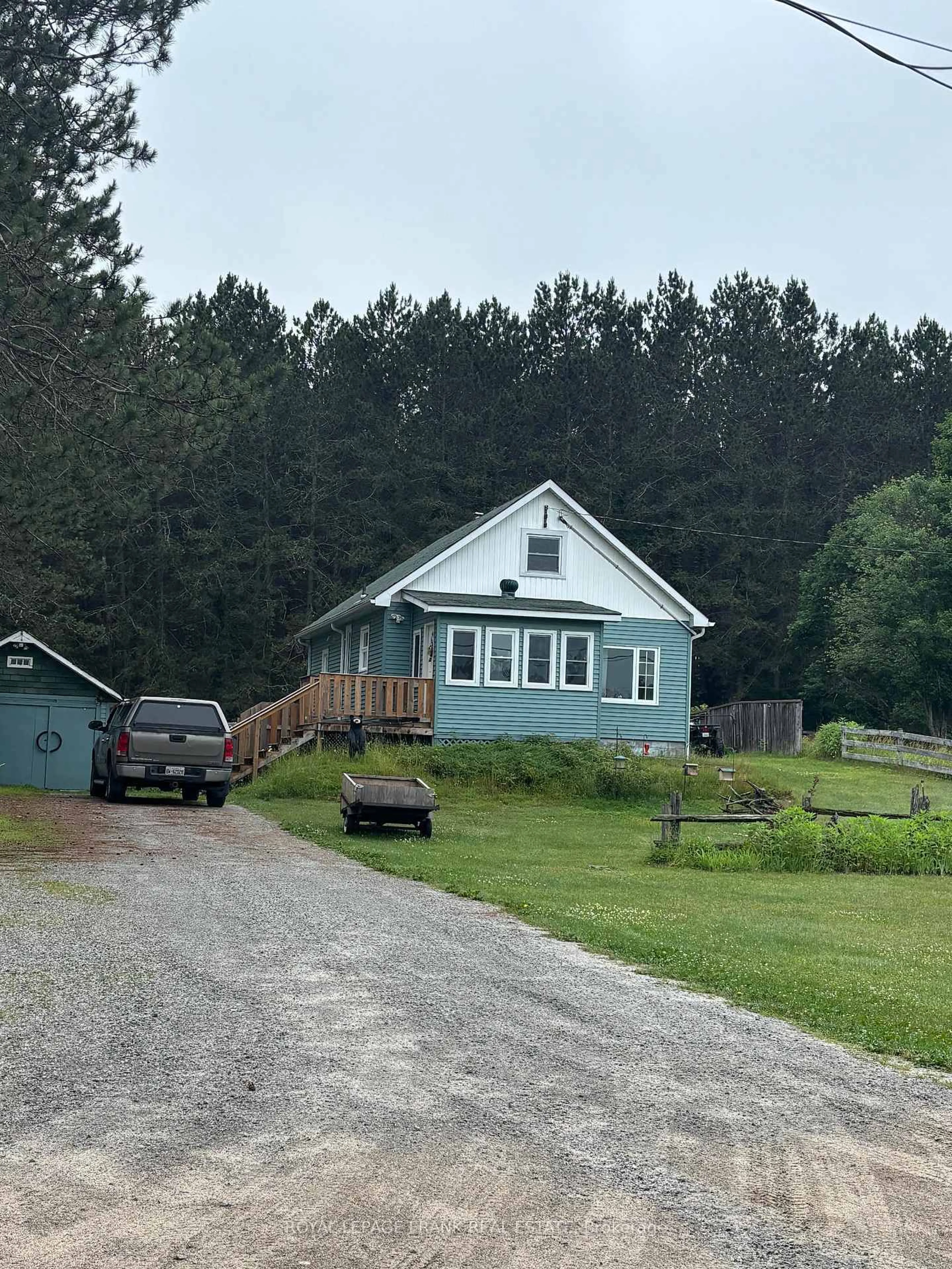 A pic from outside/outdoor area/front of a property/back of a property/a pic from drone, unknown for 31 Boulter Lake Rd, Maynooth Ontario K0L 2K0