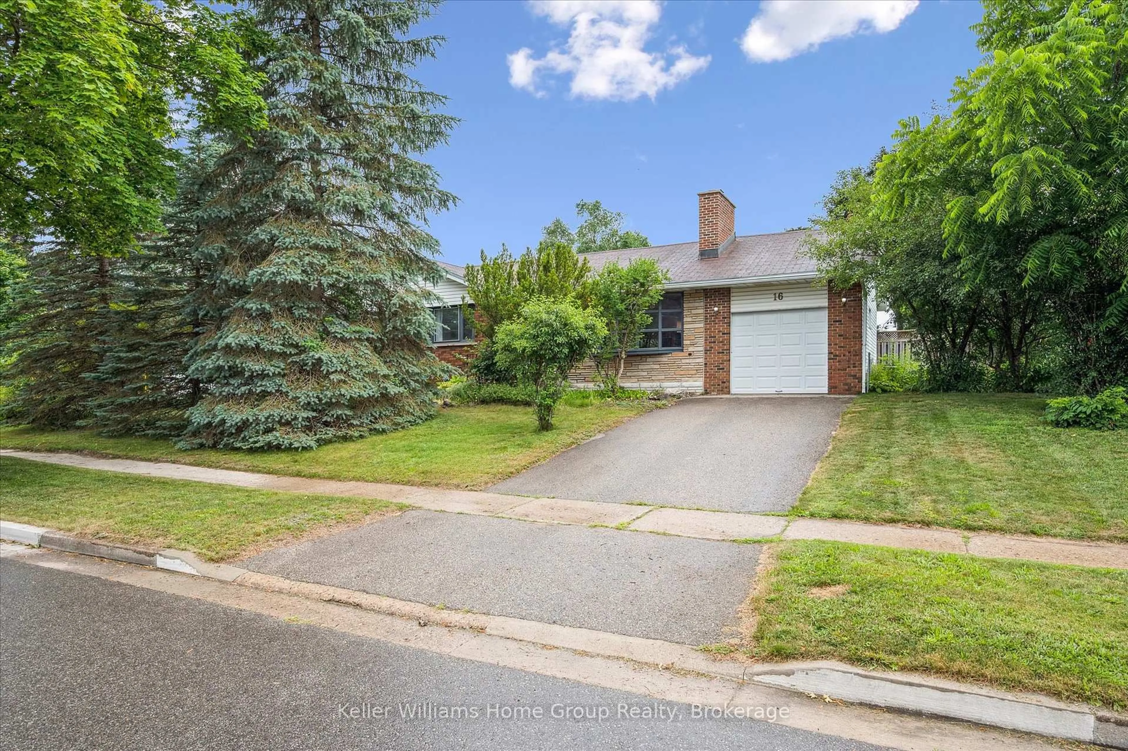 Home with brick exterior material, street for 16 Eleanor Crt, Guelph Ontario N1E 1S8