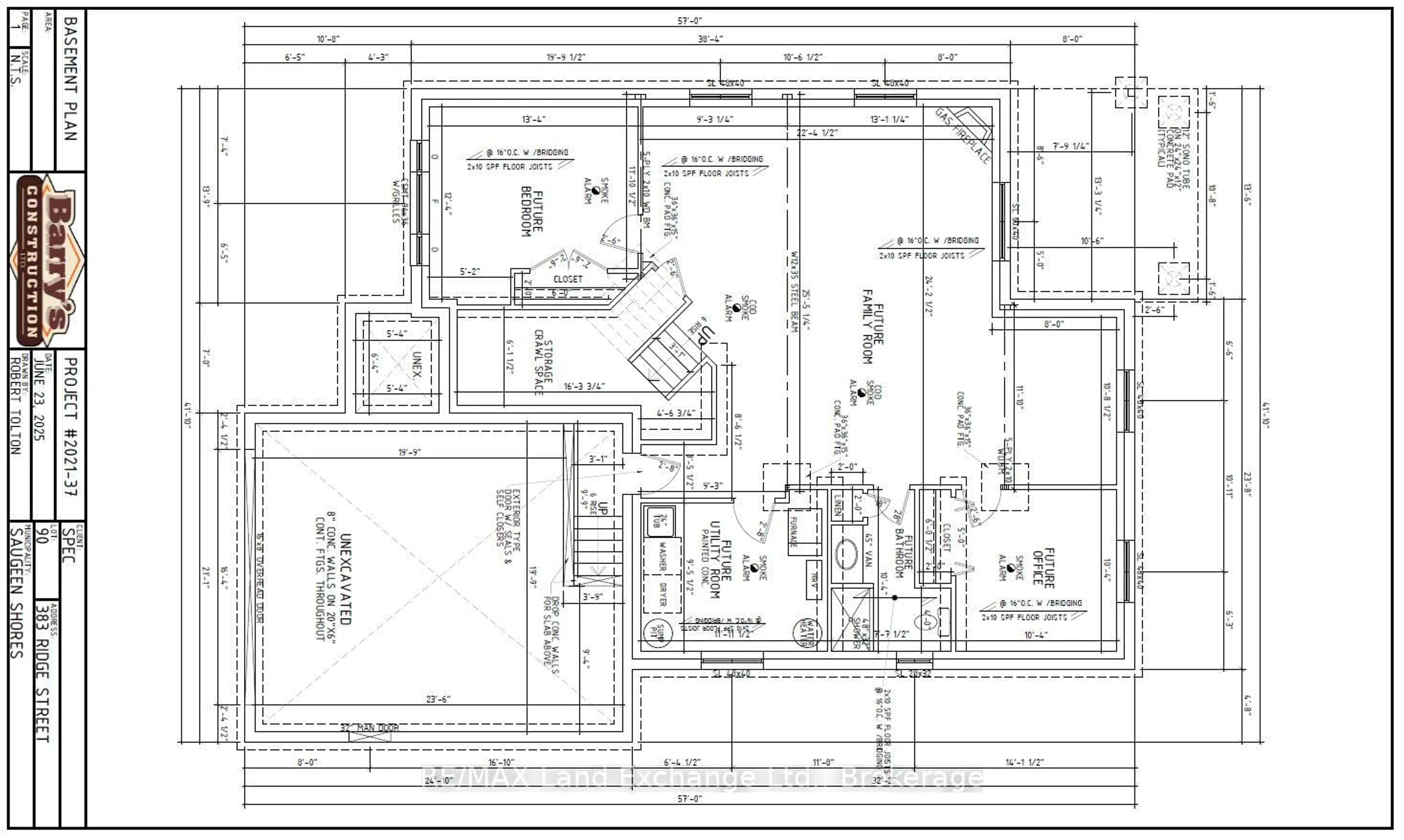 Floor plan for 383 RIDGE St, Saugeen Shores Ontario N0H 2C3