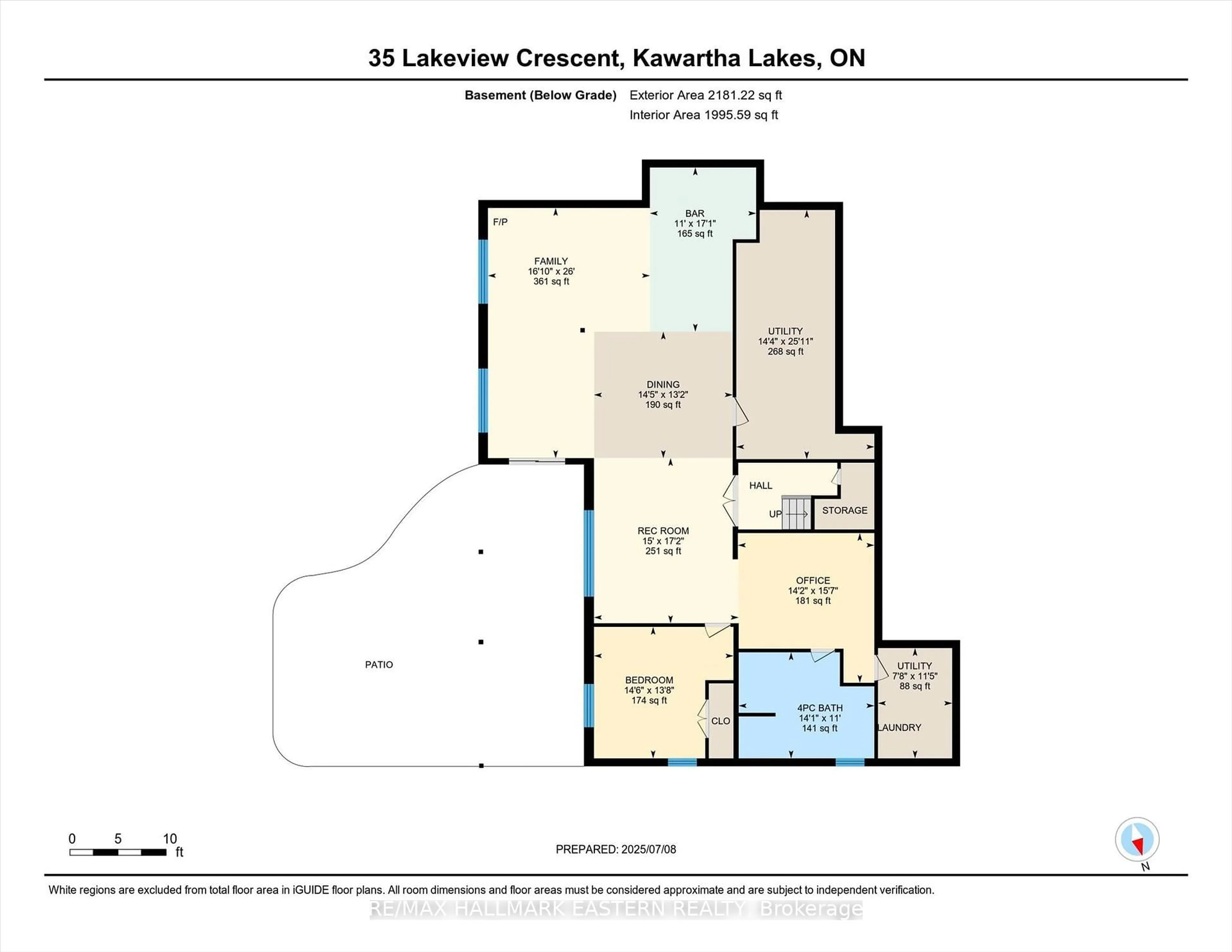Floor plan for 35 Lakeview Cres, Kawartha Lakes Ontario K0M 1A0