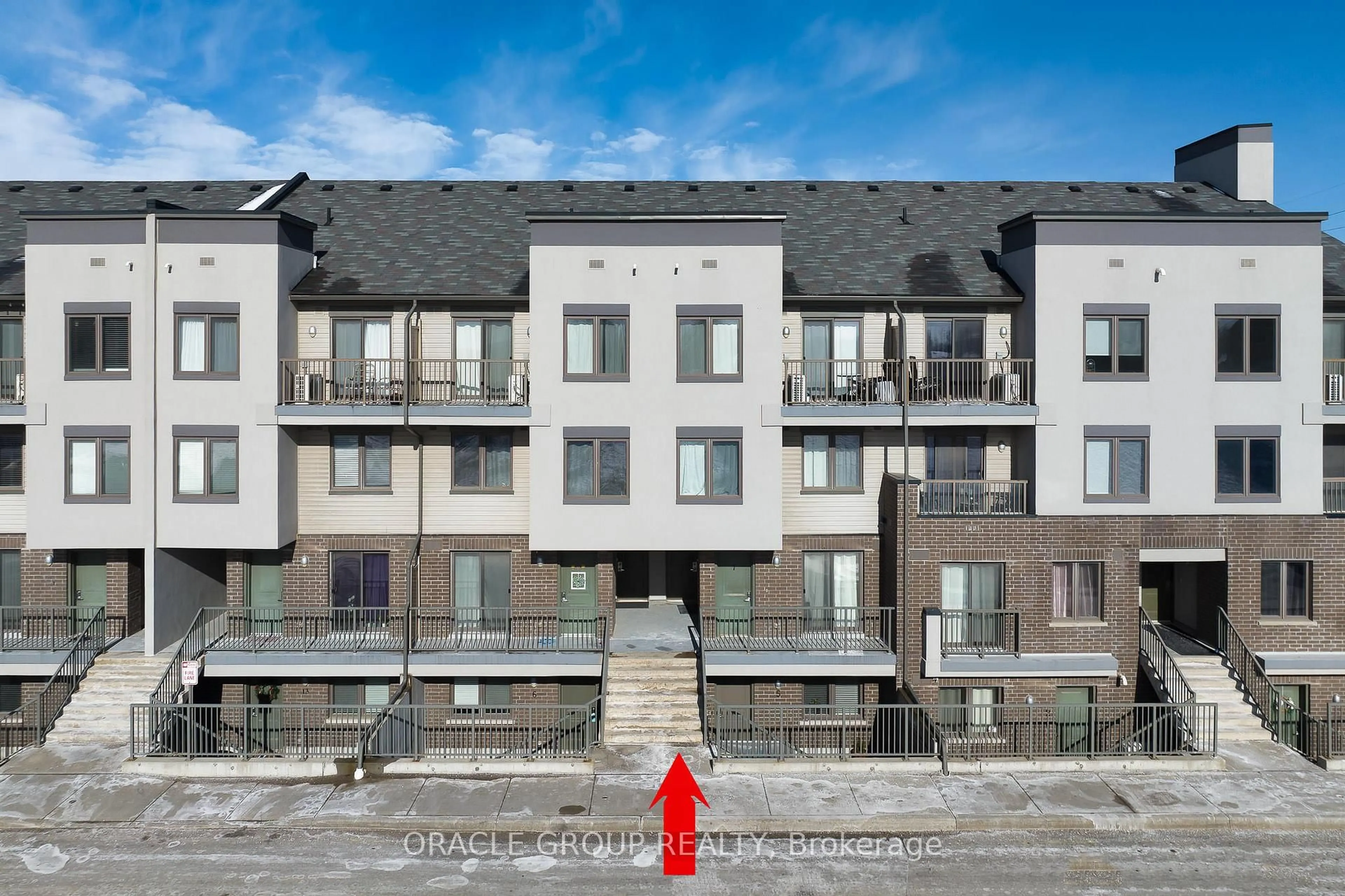 A pic from outside/outdoor area/front of a property/back of a property/a pic from drone, unknown for 350 Fisher Mills Rd #9, Cambridge Ontario N3C 0G8