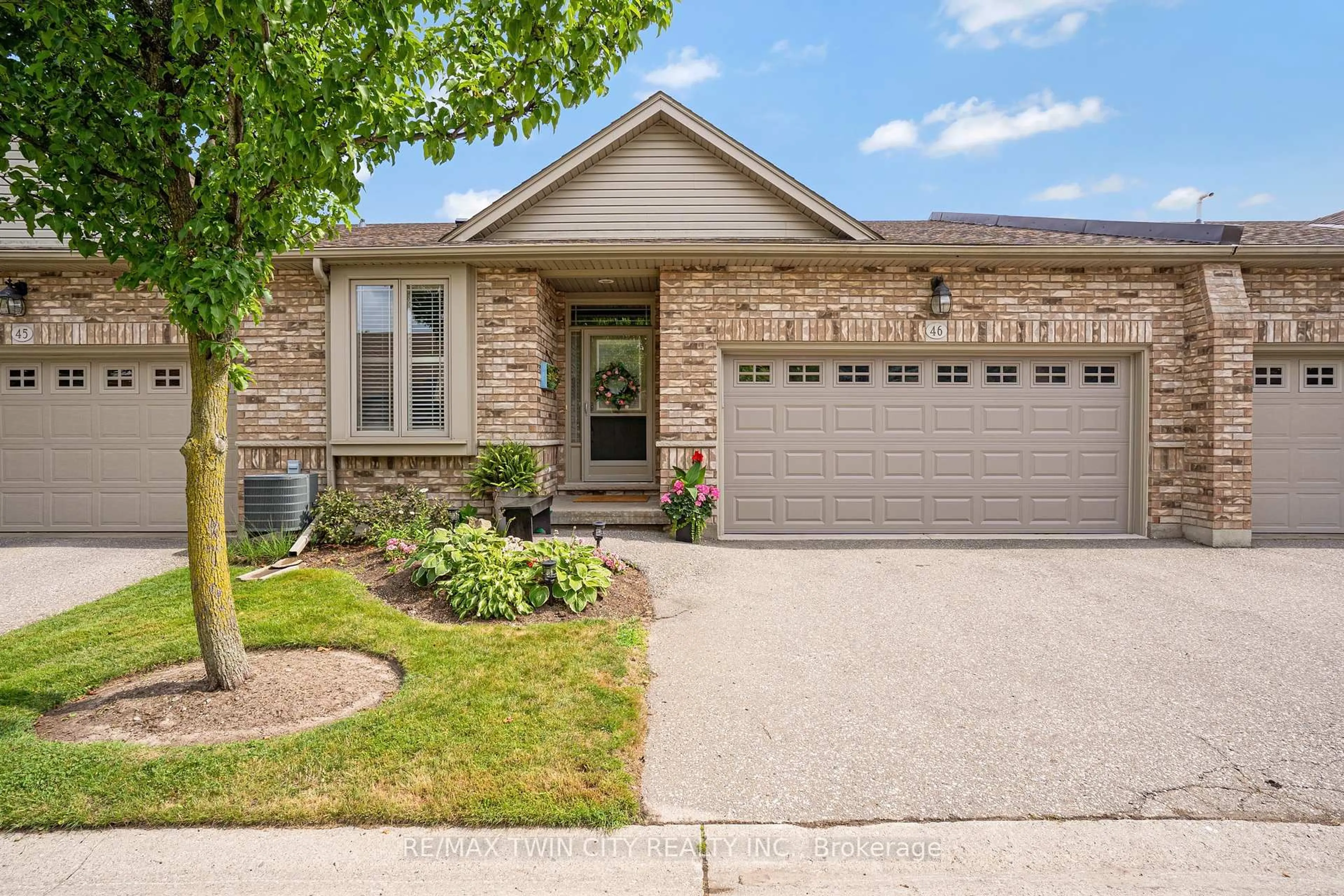 Home with brick exterior material, street for 20 Isherwood Ave #46, Cambridge Ontario N1R 8P9