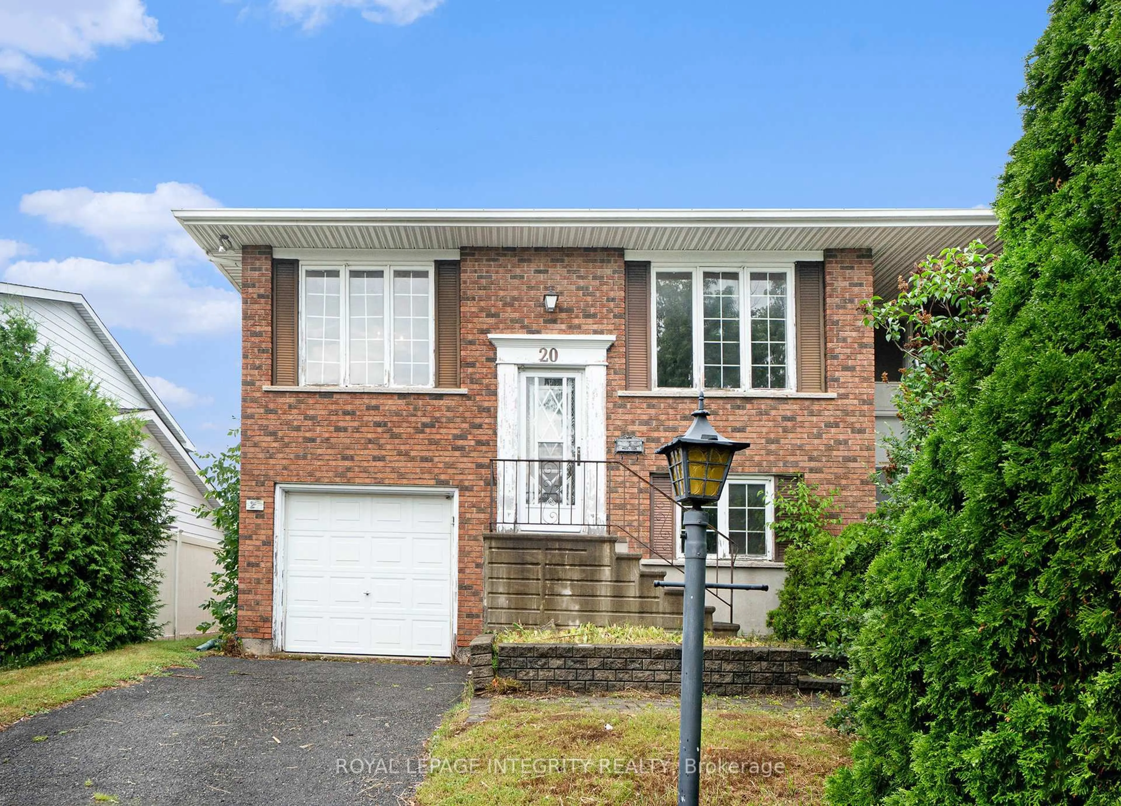 Home with brick exterior material, street for 20 Bentworth Cres, Ottawa Ontario K2G 3X2