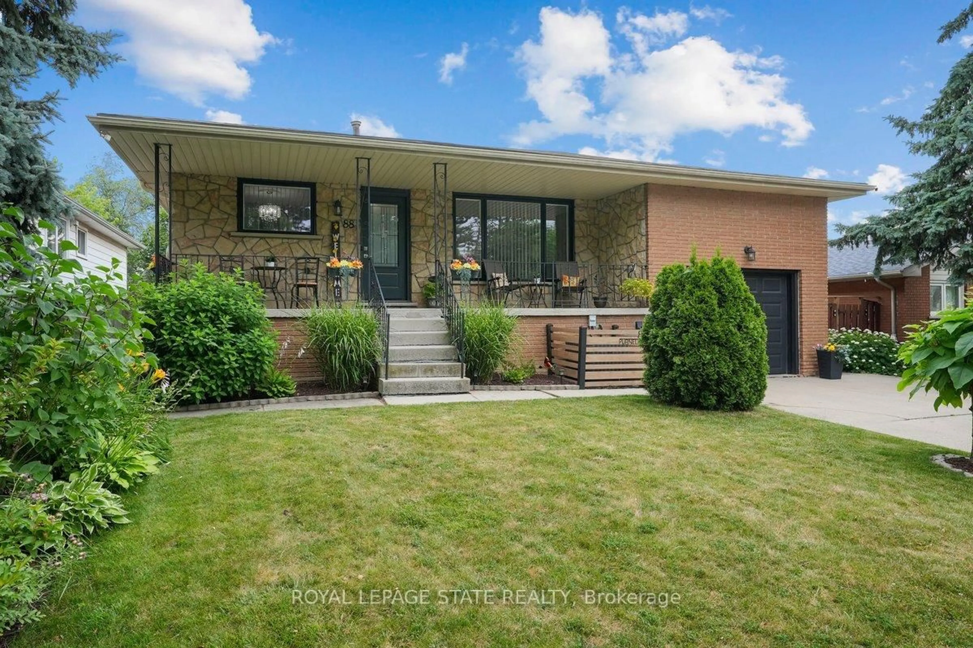 Home with brick exterior material, street for 88 Purnell Dr, Hamilton Ontario L9C 4Y3