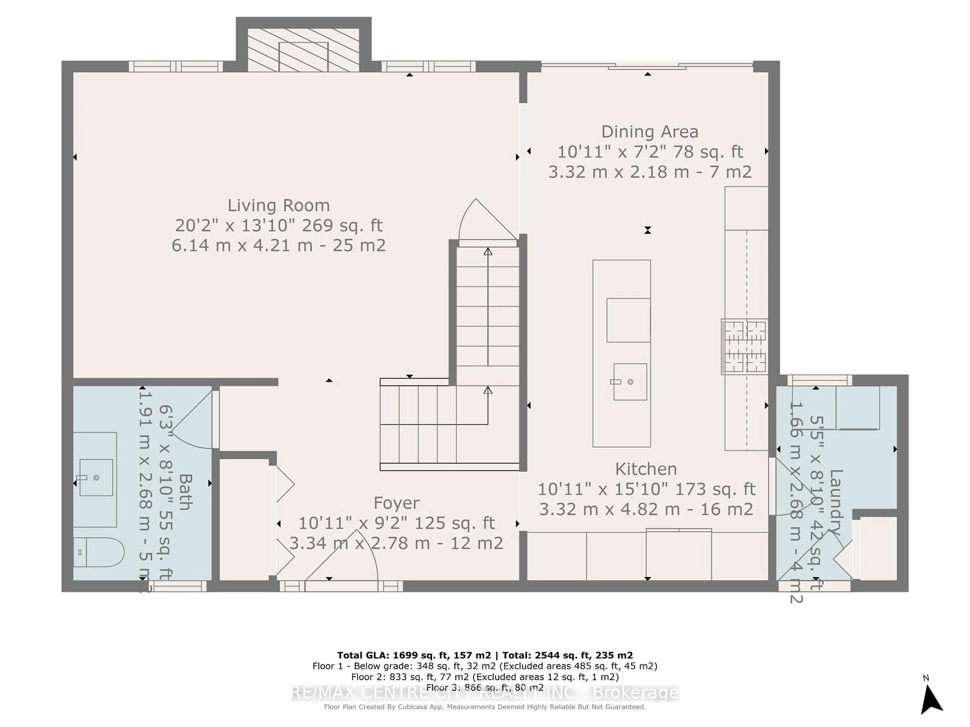 Floor plan for 23 Lexington Crt, St. Thomas Ontario N5R 6H7