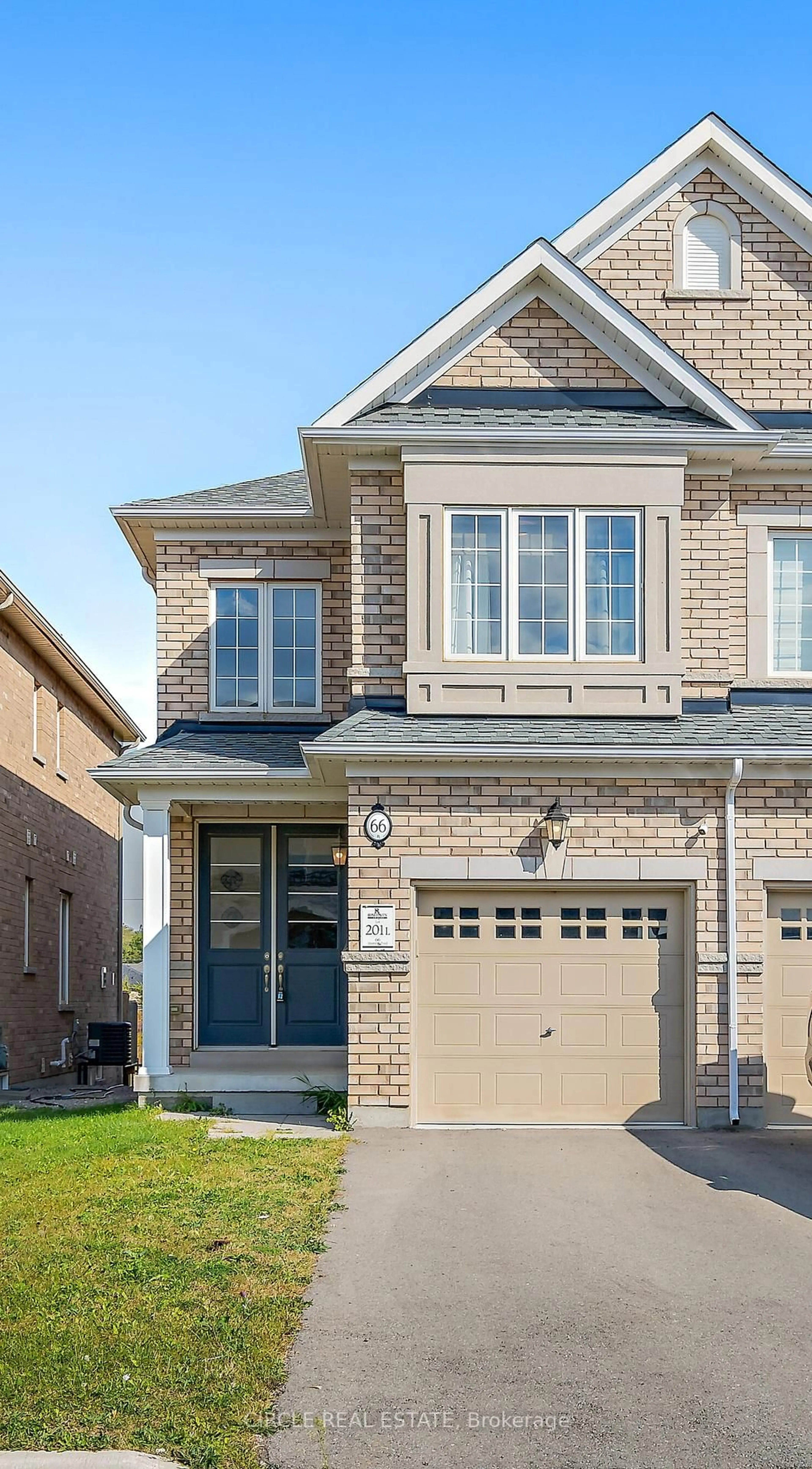 Home with brick exterior material, street for 66 Heming Tr, Hamilton Ontario L9K 0J8