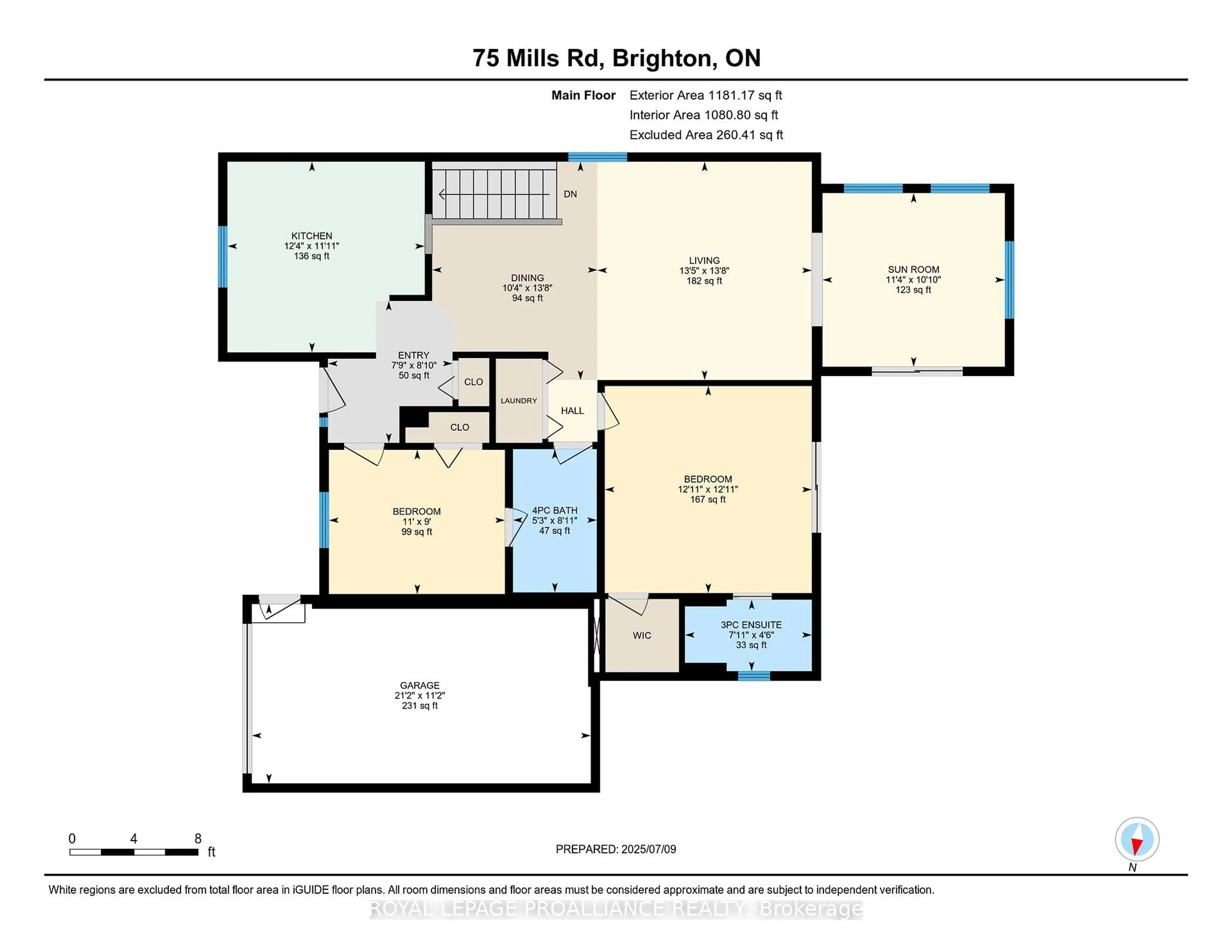Floor plan for 75 Mills Rd, Brighton Ontario K0K 1H0