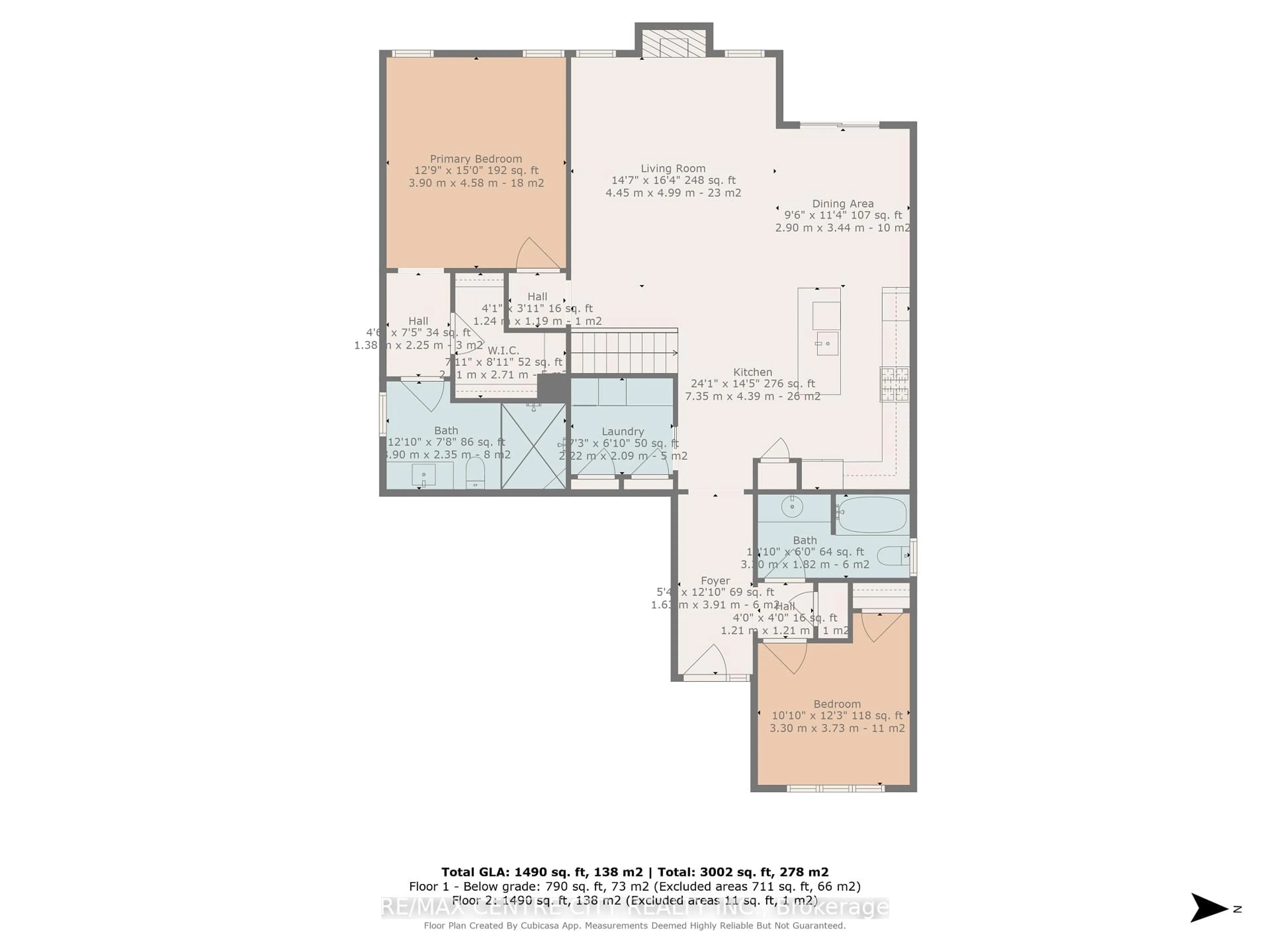 Floor plan for 36 Acorn Tr, St. Thomas Ontario N5R 0H8