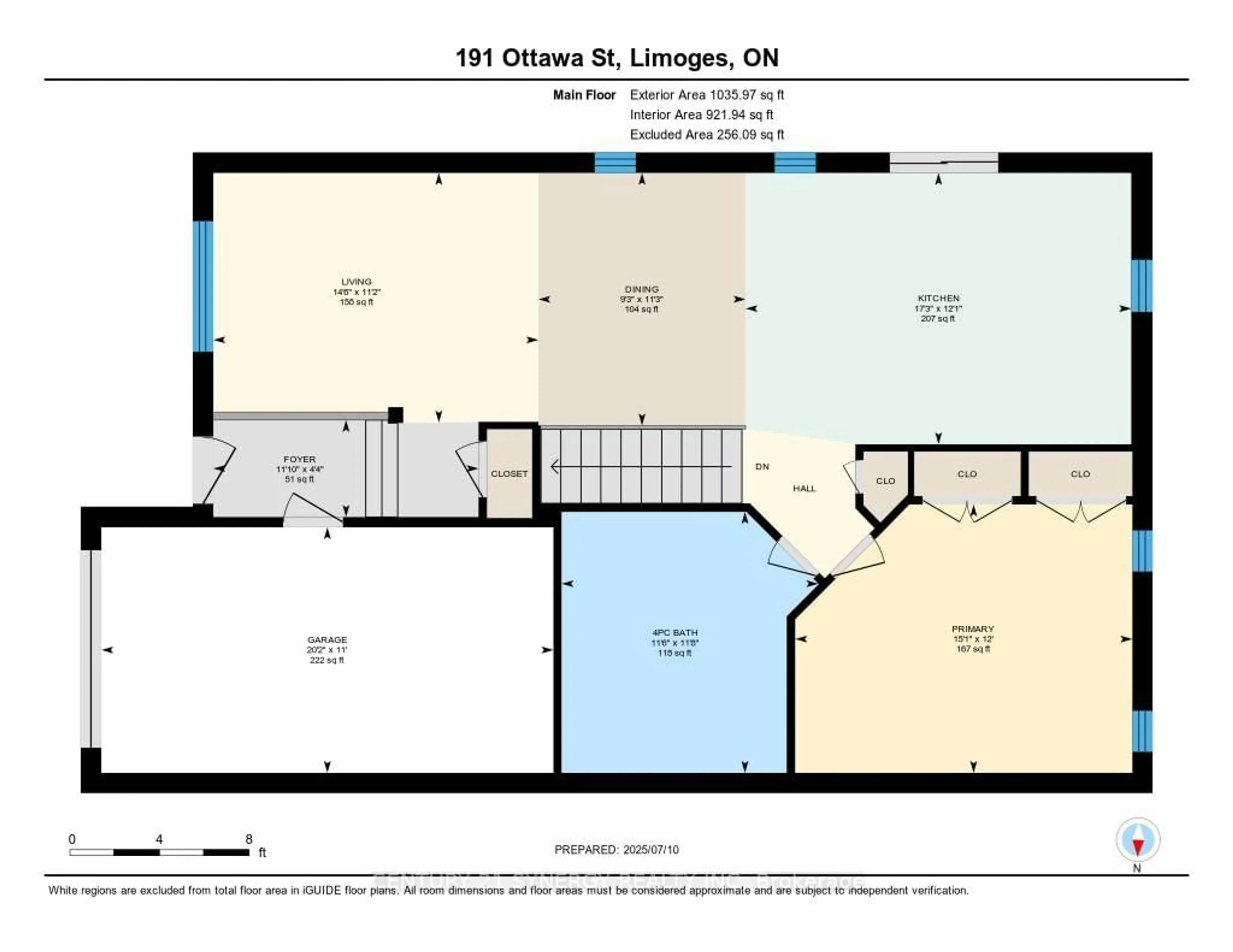 Floor plan for 191 Ottawa St, The Nation Ontario K0A 2M0