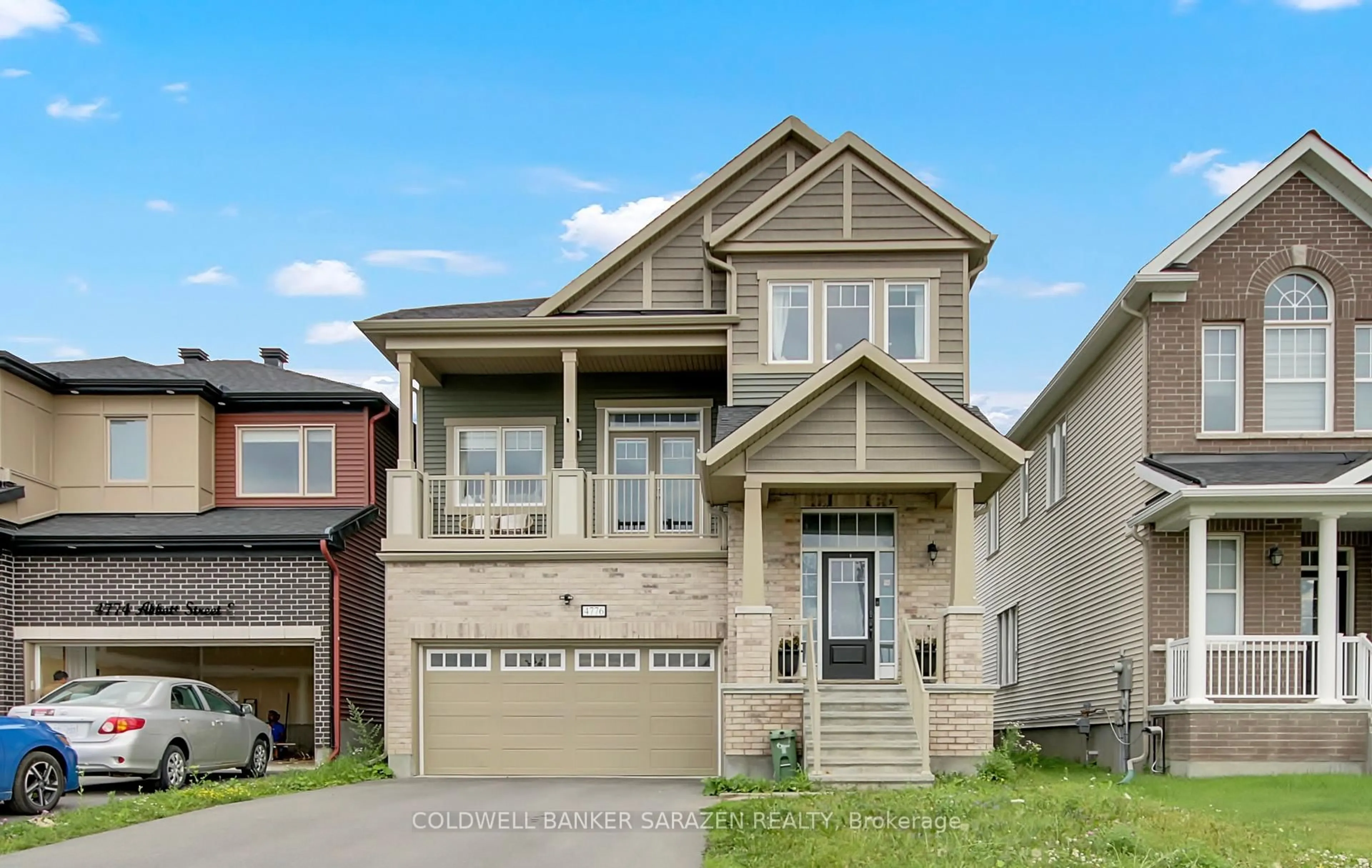 Home with vinyl exterior material, street for 4776 Abbott St, Ottawa Ontario K2V 0L4