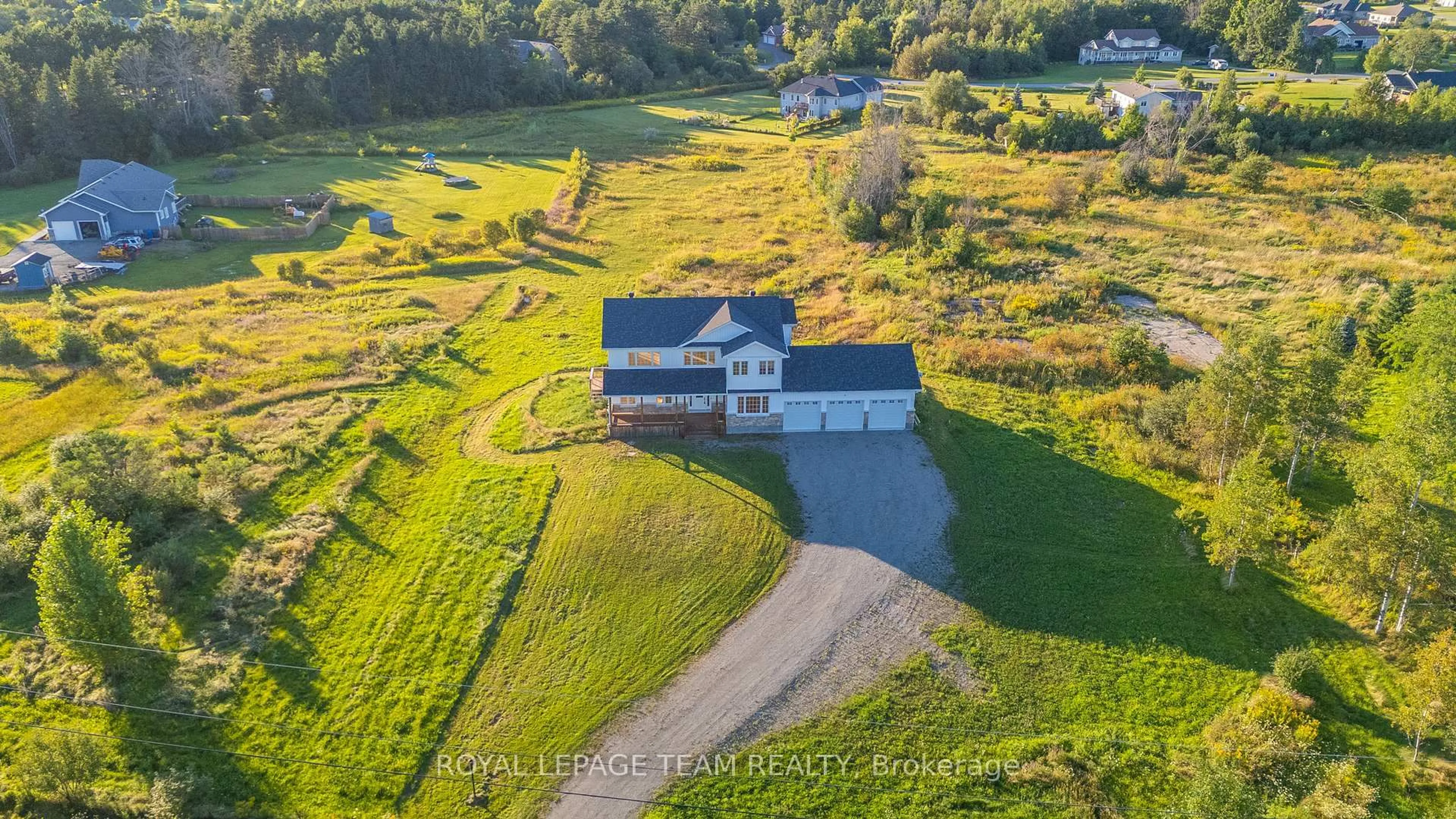 A pic from outside/outdoor area/front of a property/back of a property/a pic from drone, water/lake/river/ocean view for 1124 Perth Rd, Smiths Falls Ontario K7A 4S7