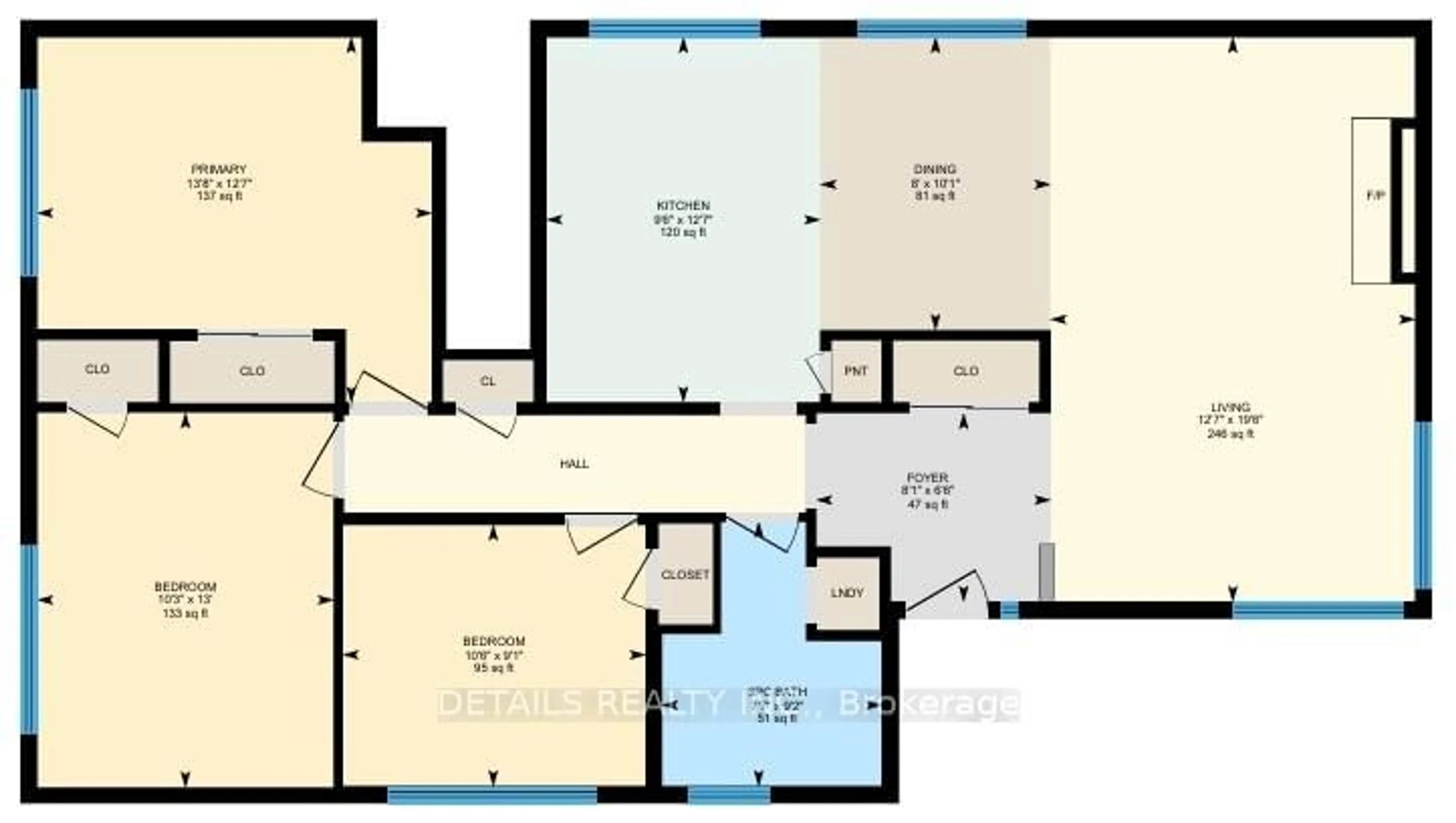 Floor plan for 1300 Field St, Ottawa Ontario K2C 2R3