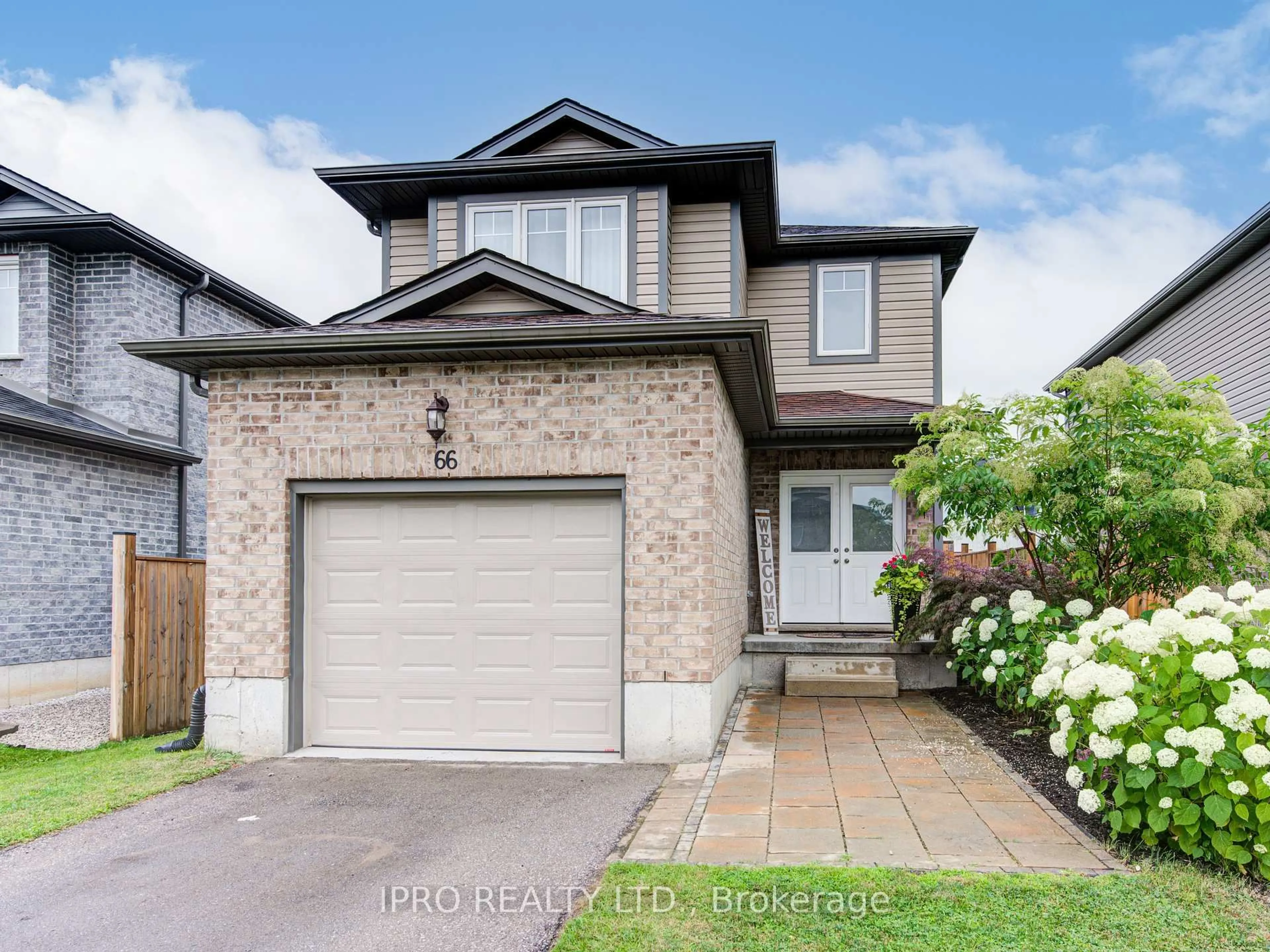 Home with brick exterior material, street for 66 Yvonne Cres, London South Ontario N5Z 0A5
