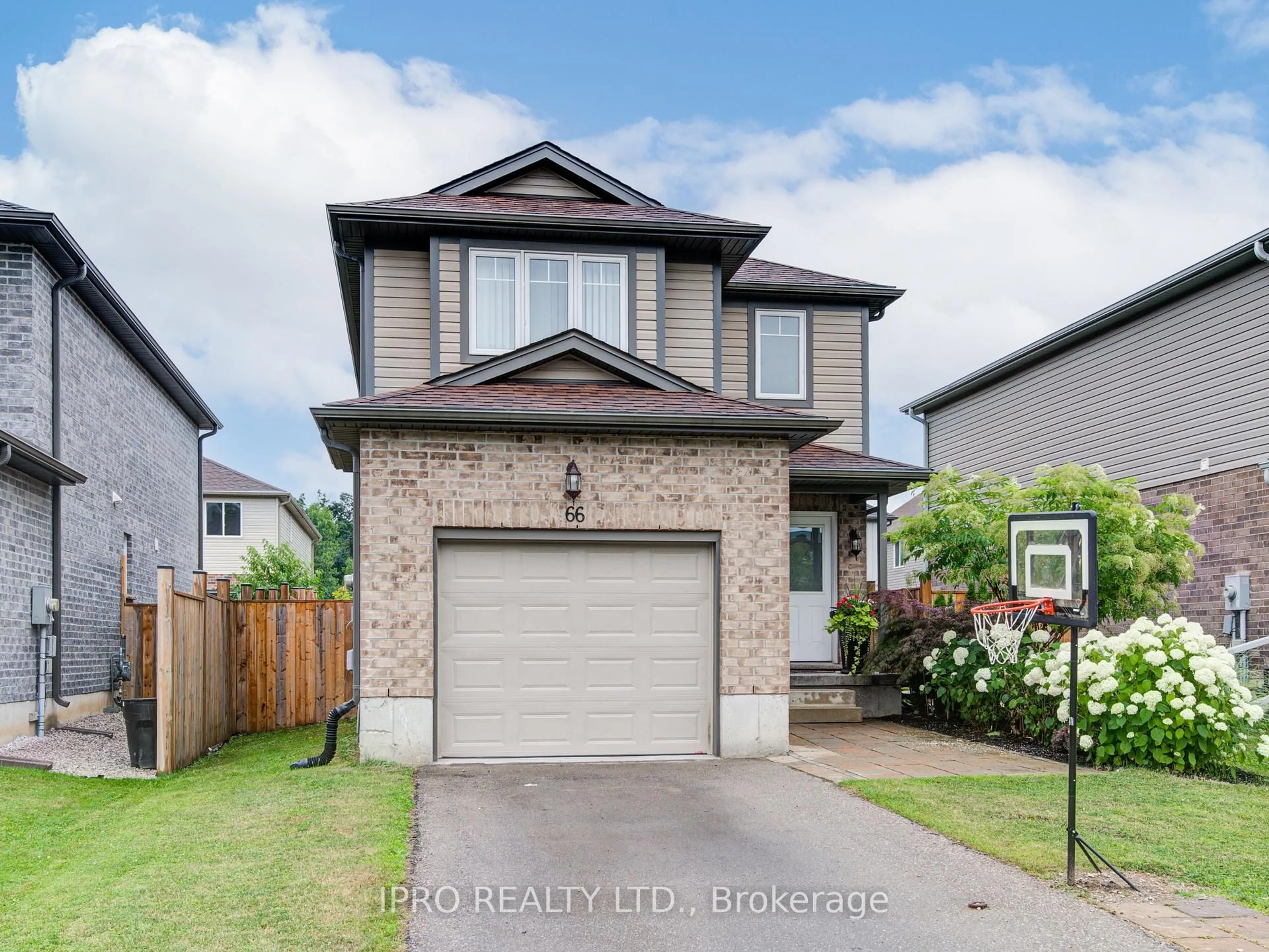 Home with brick exterior material, street for 66 Yvonne Cres, London South Ontario N5Z 0A5