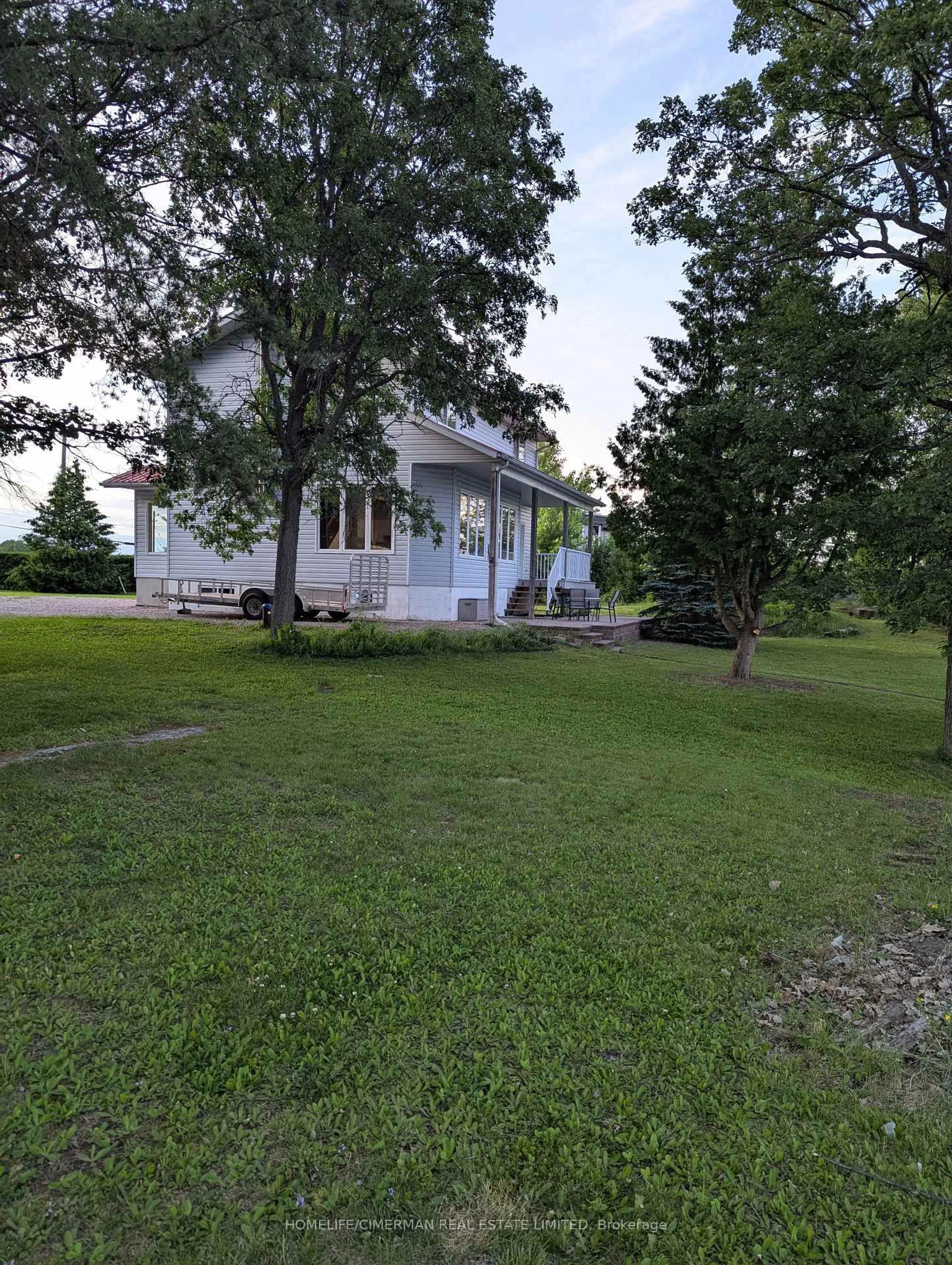 A pic from outside/outdoor area/front of a property/back of a property/a pic from drone, unknown for 94 Comeau Rd, West Nipissing Ontario P0H 2M0