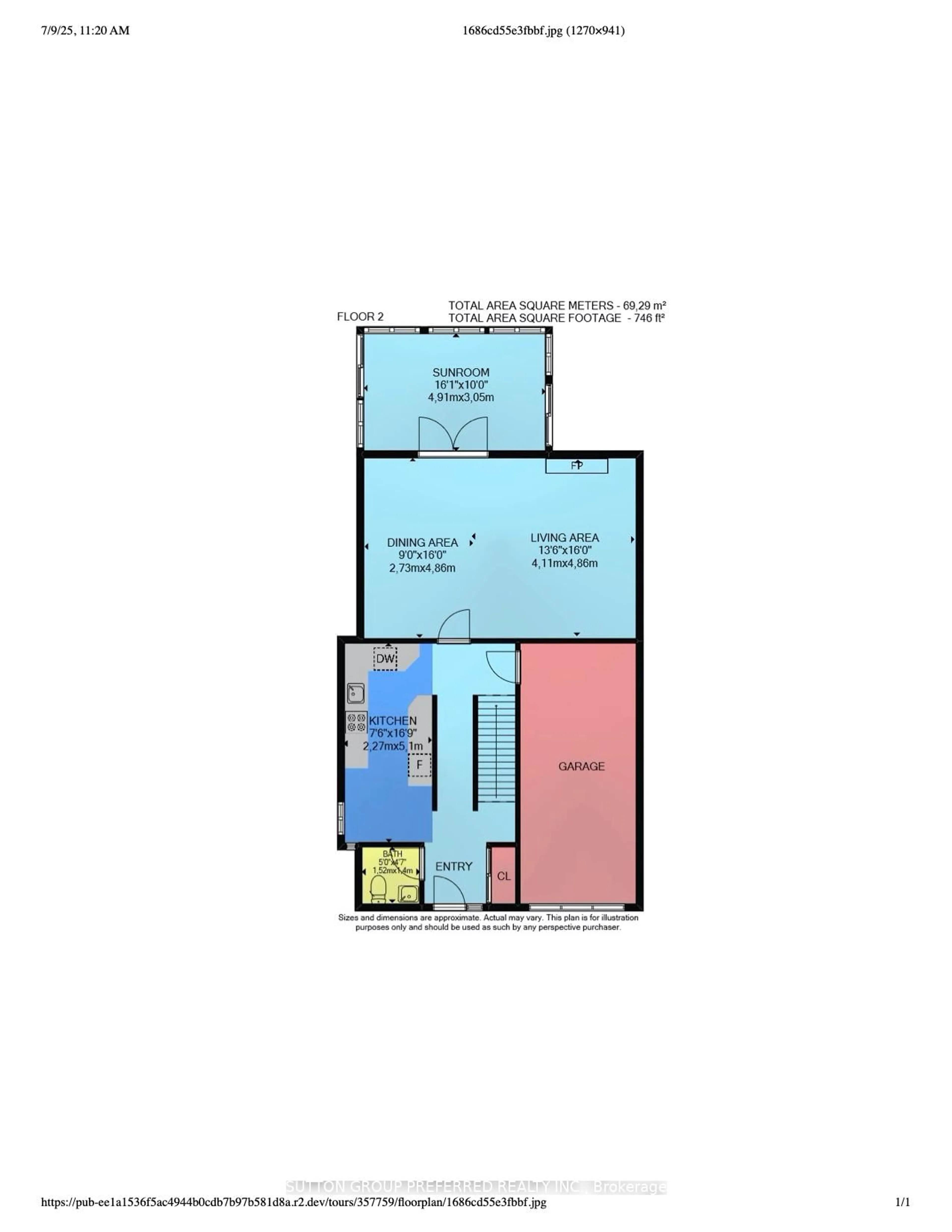Floor plan for 42 Olympic Cres, London North Ontario N6G 3P6