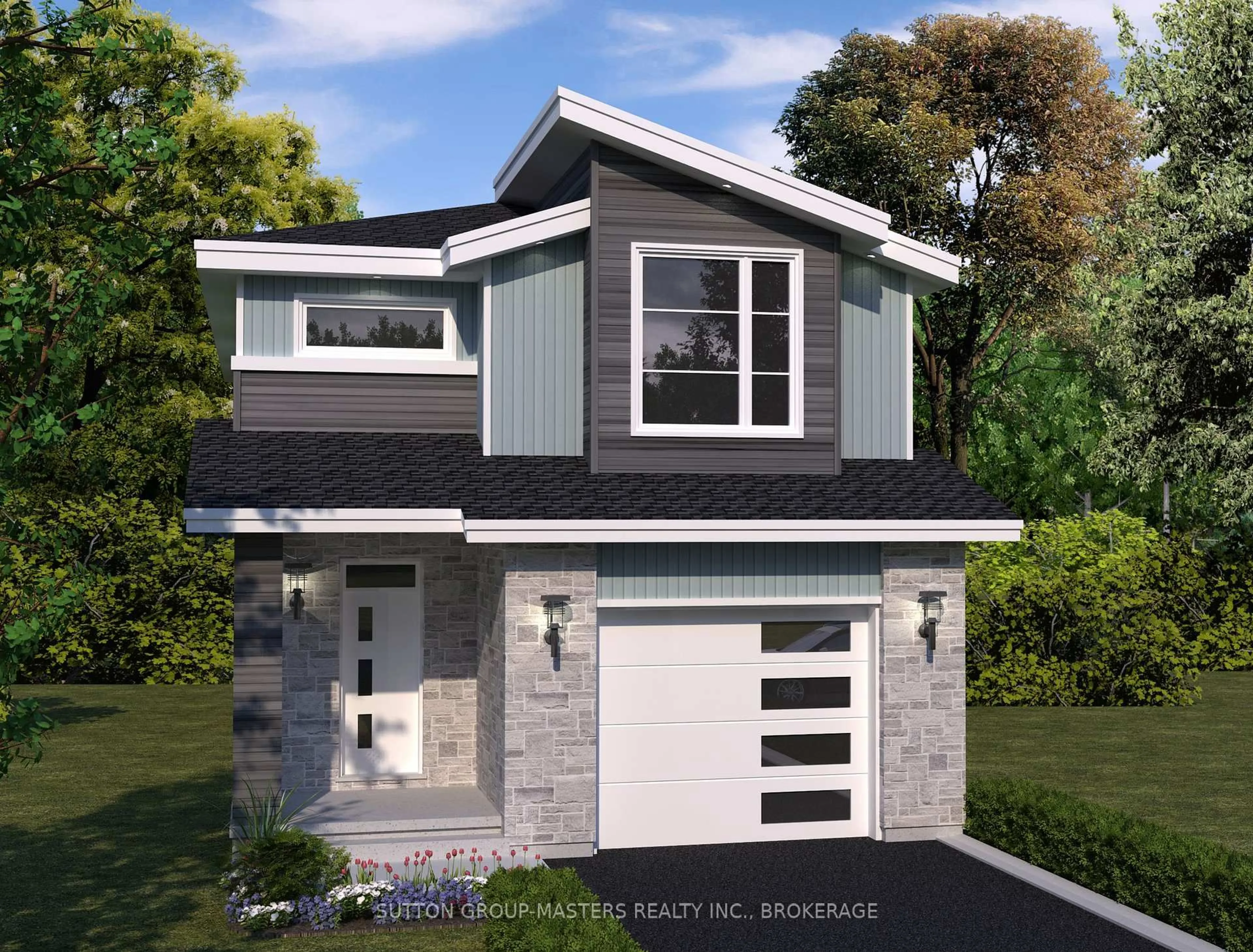 Home with vinyl exterior material, street for 230 Dr Richard James Cres, Loyalist Ontario K7N 0E5