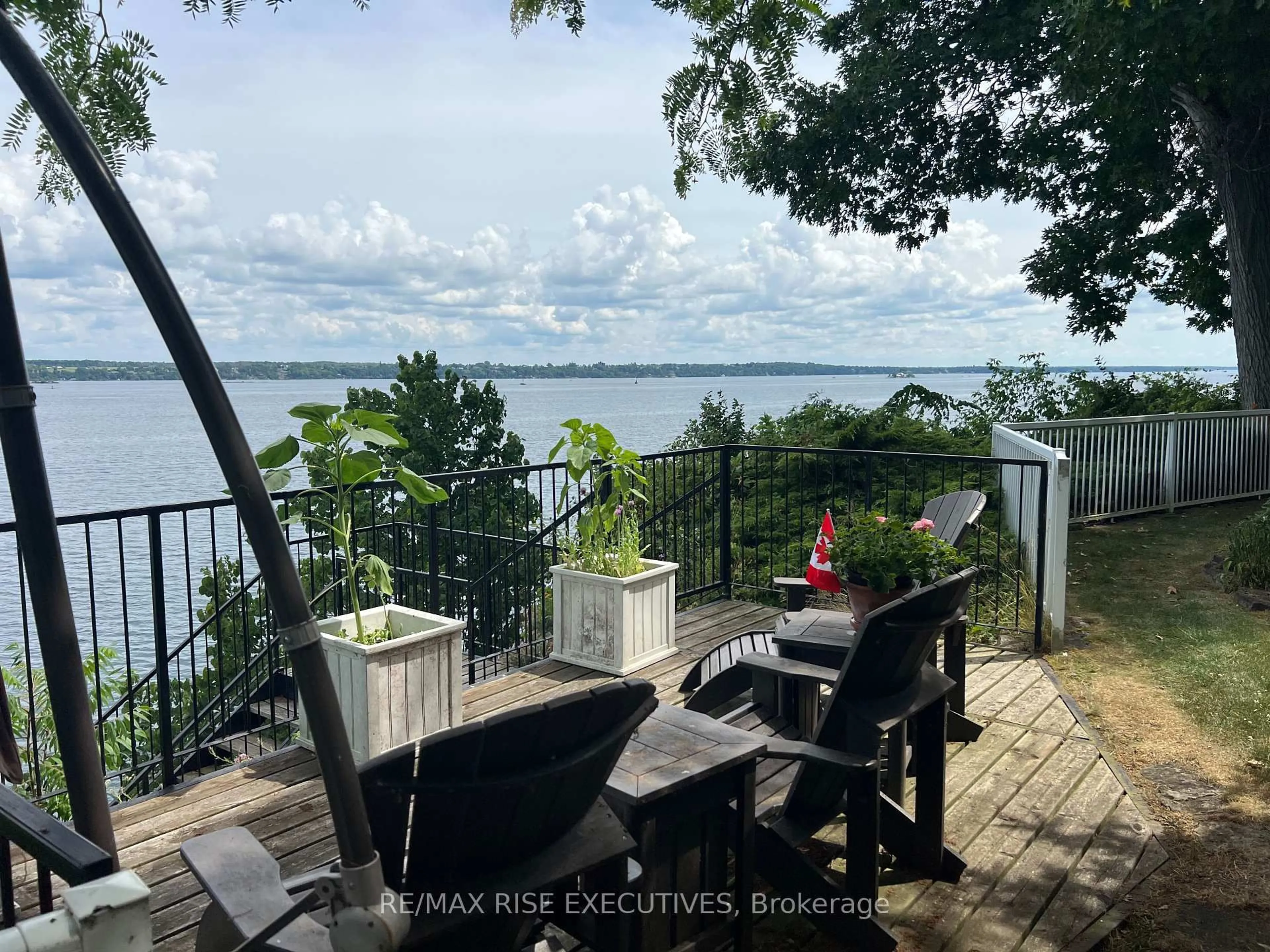 Patio, water/lake/river/ocean view for 105 Fraser Lane, Elizabethtown-Kitley Ontario K6V 7E2