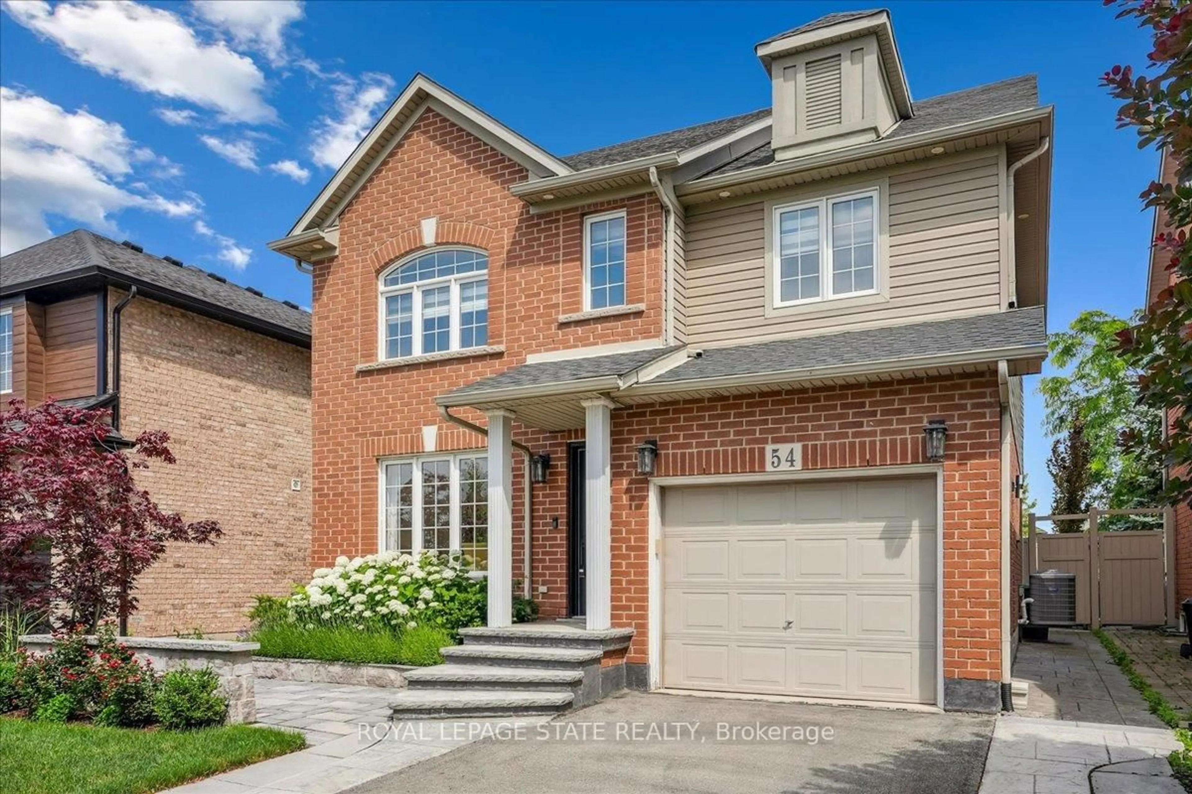Home with brick exterior material, street for 54 Ivybridge Dr, Hamilton Ontario L8E 0A4