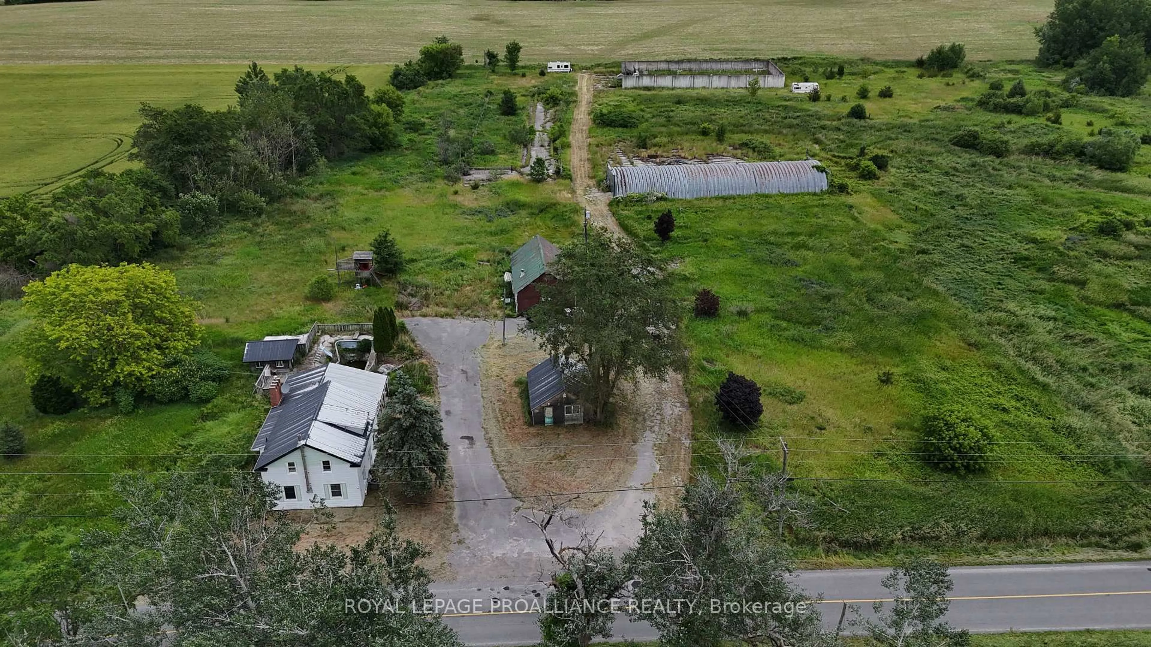 A pic from outside/outdoor area/front of a property/back of a property/a pic from drone, unknown for 53 Maple View Rd, Hastings Ontario K0K 2C0