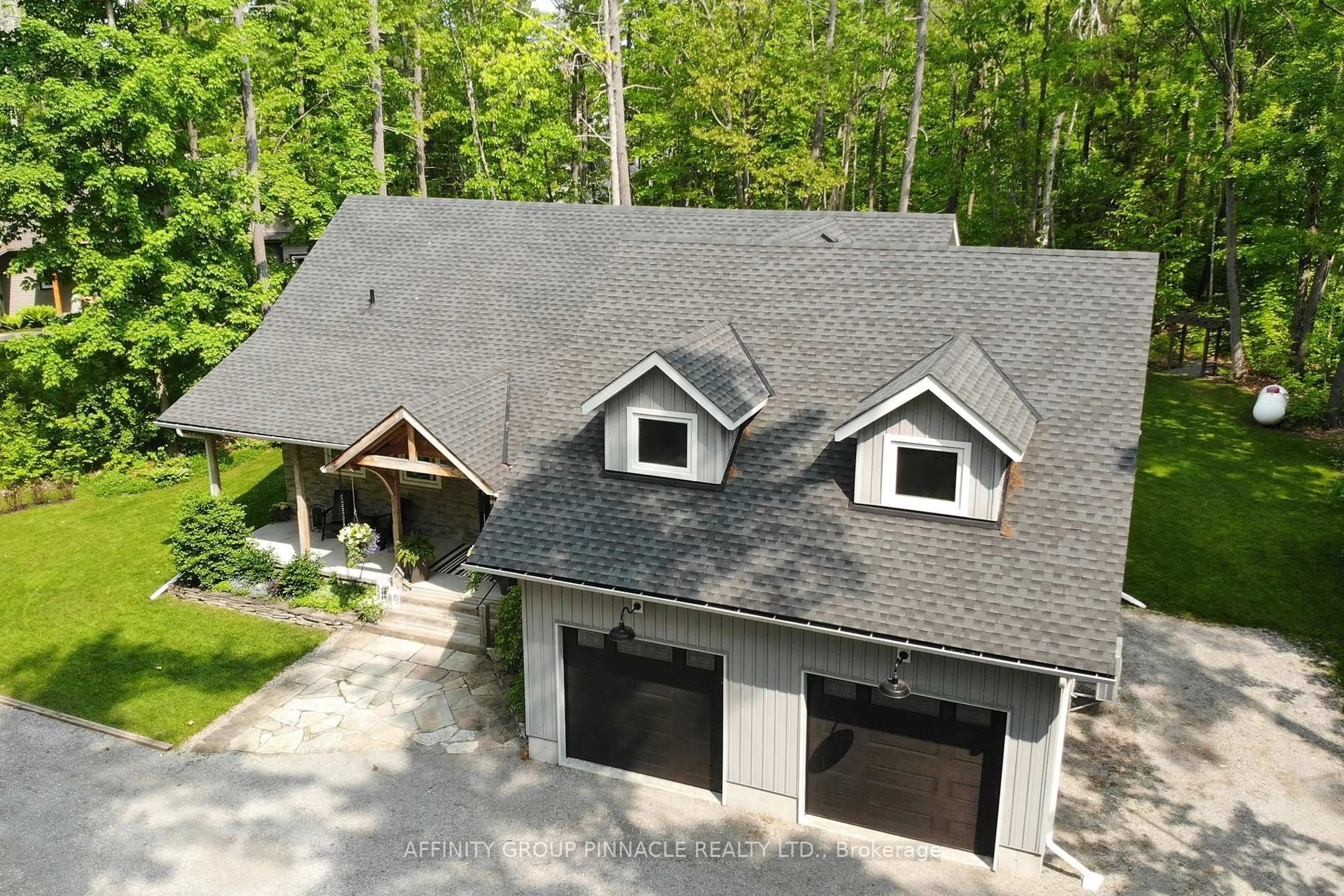 A pic from outside/outdoor area/front of a property/back of a property/a pic from drone, unknown for 32 Irene Ave, Kawartha Lakes Ontario K0M 1N0