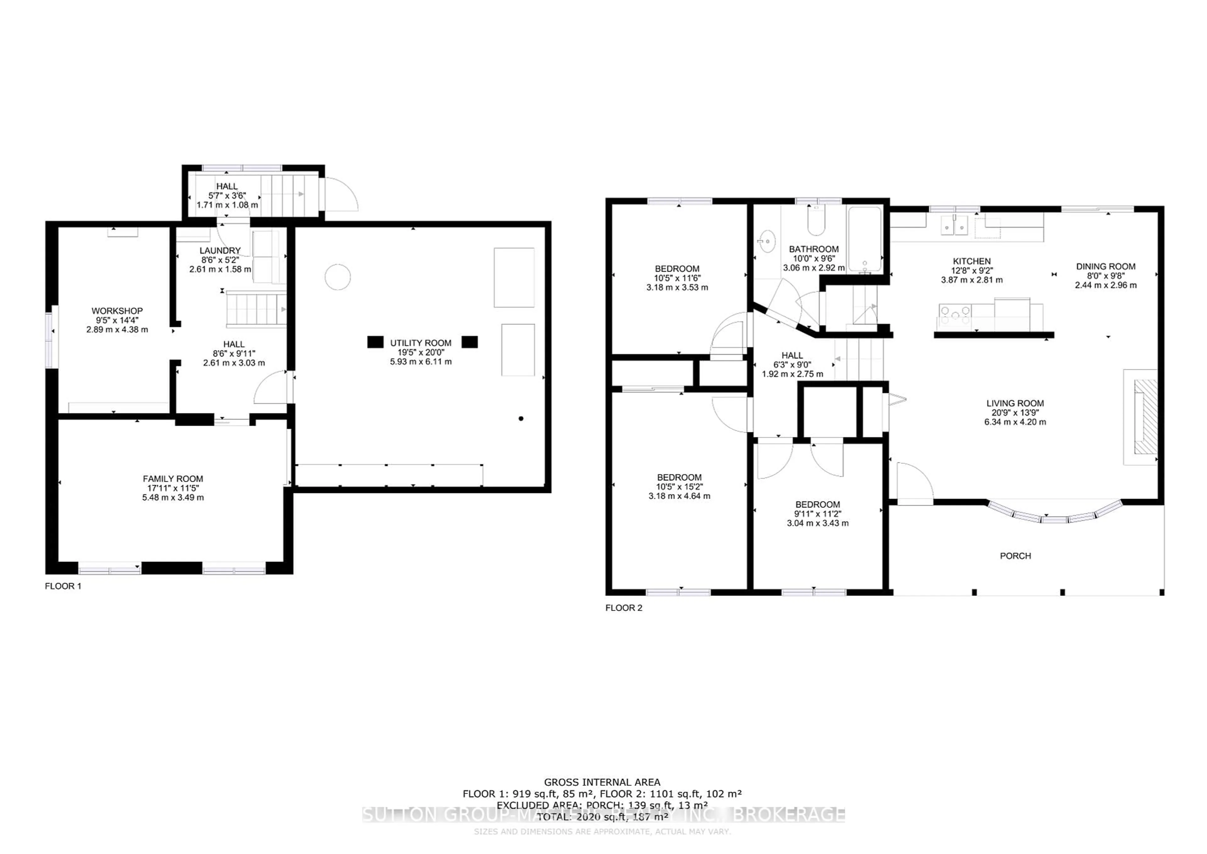 Floor plan for 344 Norman Rogers Dr, Kingston Ontario K7M 2R8