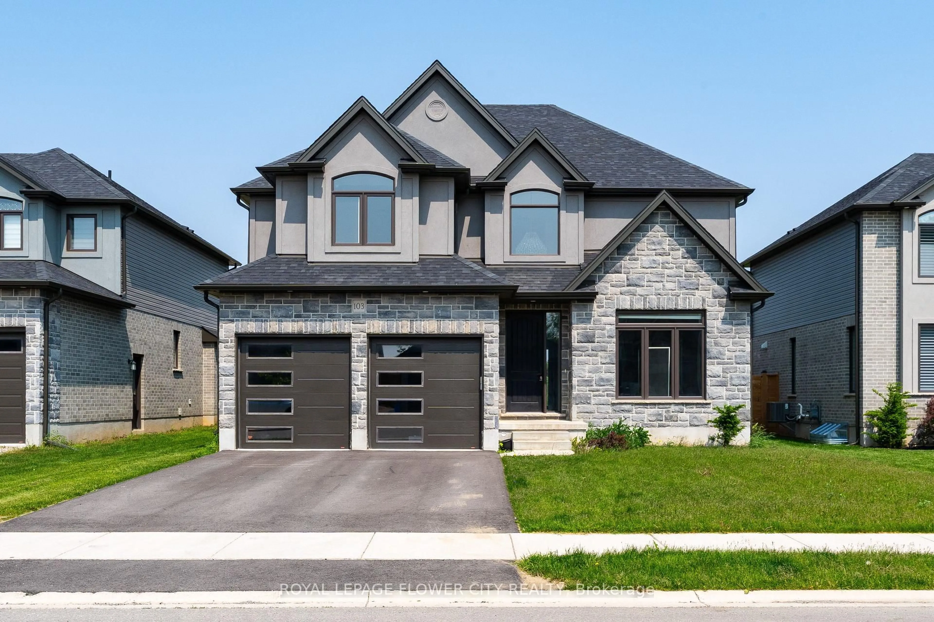 Home with brick exterior material, street for 103 Beech Blvd, Tillsonburg Ontario N4G 5S1