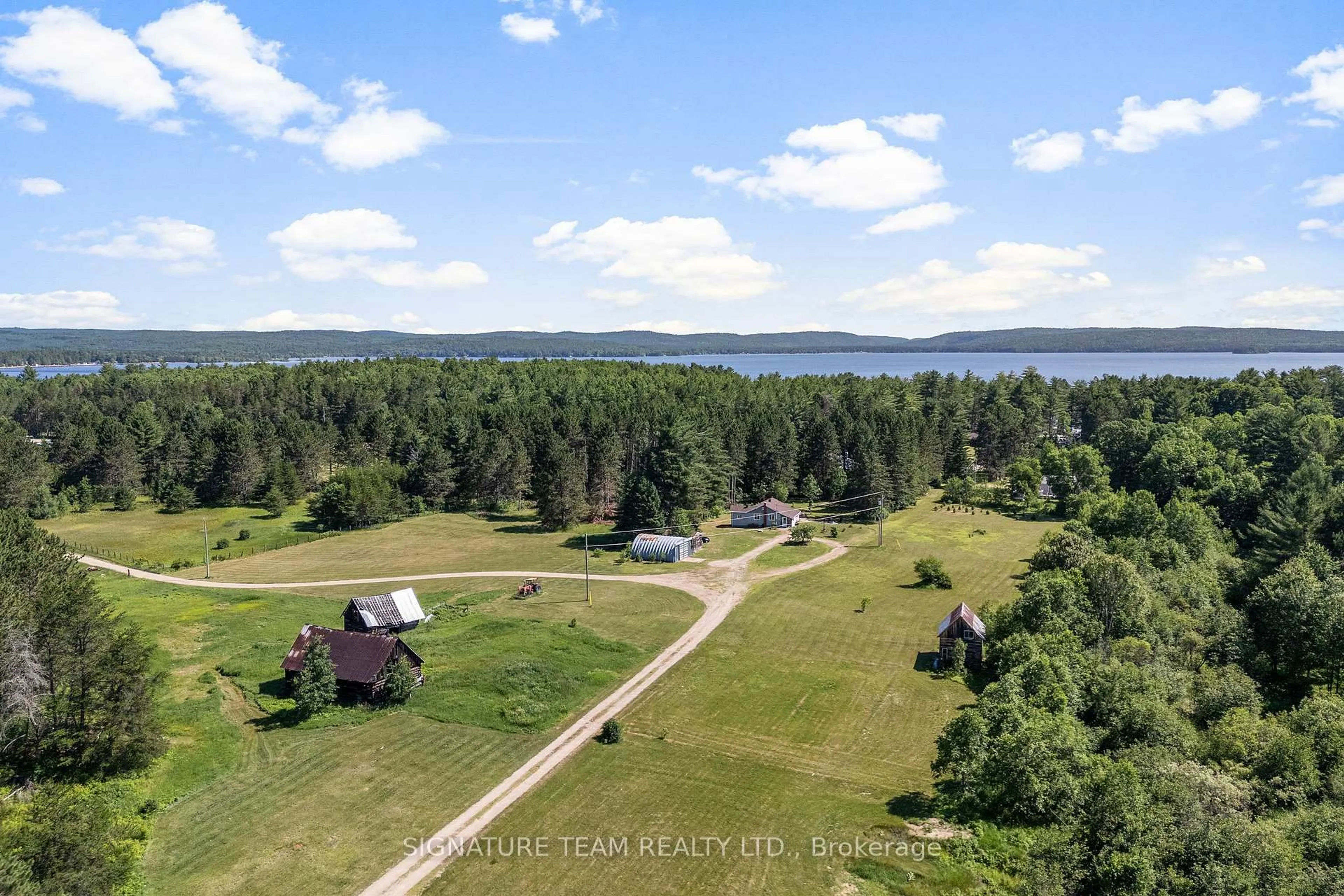 A pic from outside/outdoor area/front of a property/back of a property/a pic from drone, water/lake/river/ocean view for 136 Sunrise Rd, Killaloe Ontario K0J 2A0