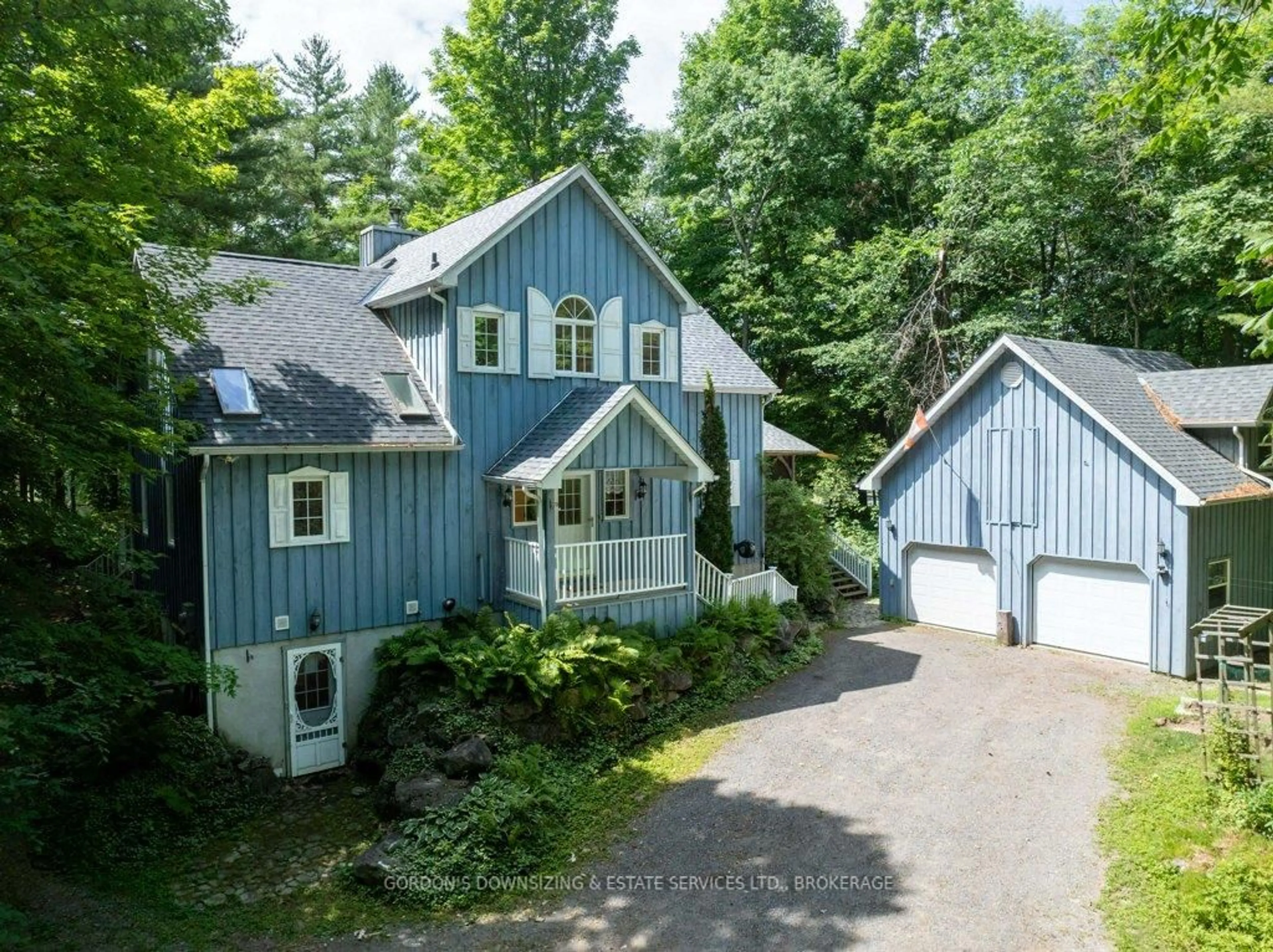 A pic from outside/outdoor area/front of a property/back of a property/a pic from drone, street for 259 Morton Bay Lane, Rideau Lakes Ontario K0H 1E0